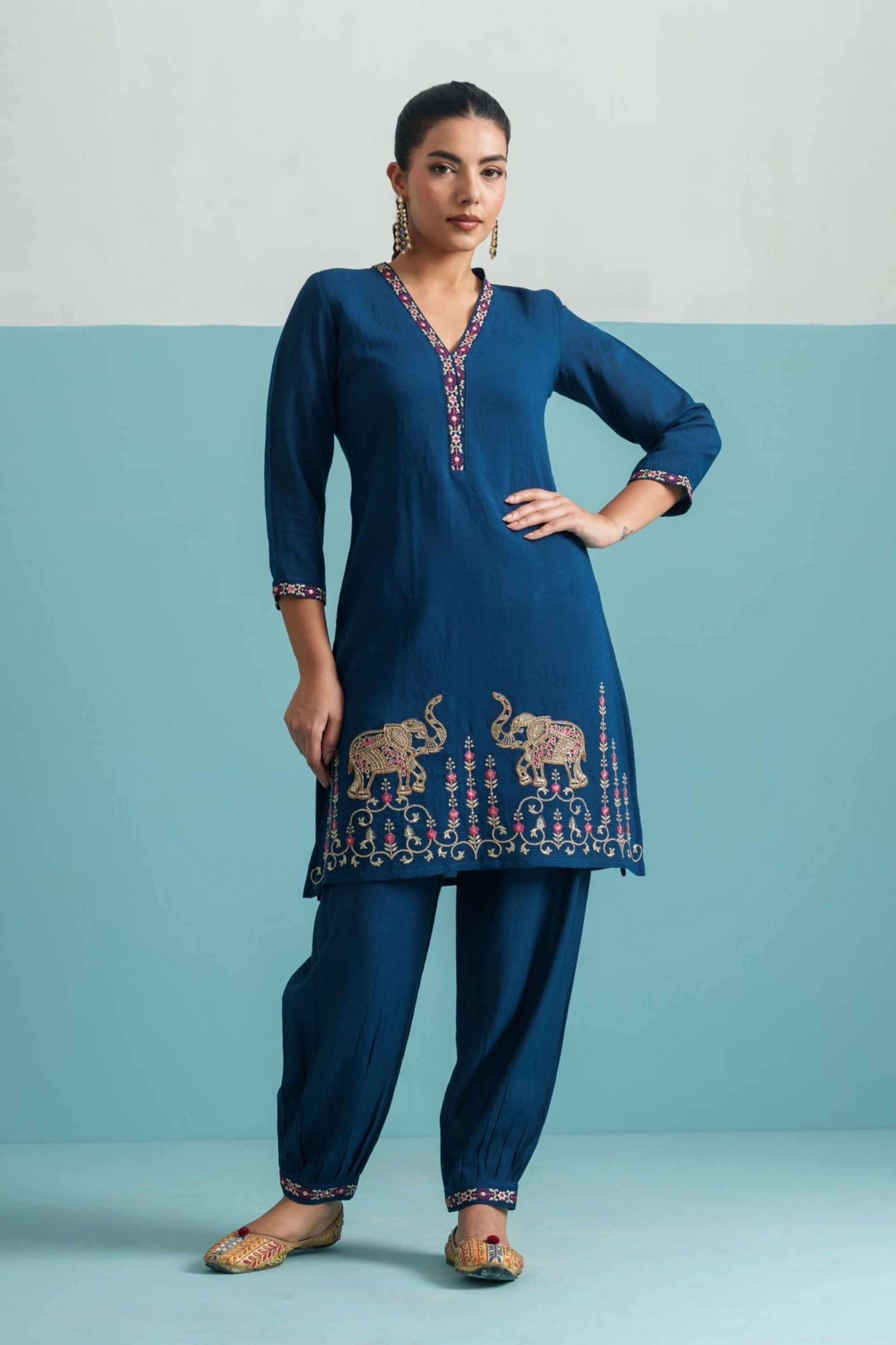 Solid-Regular-Silk-Women-s-Ethnic-Palazzos