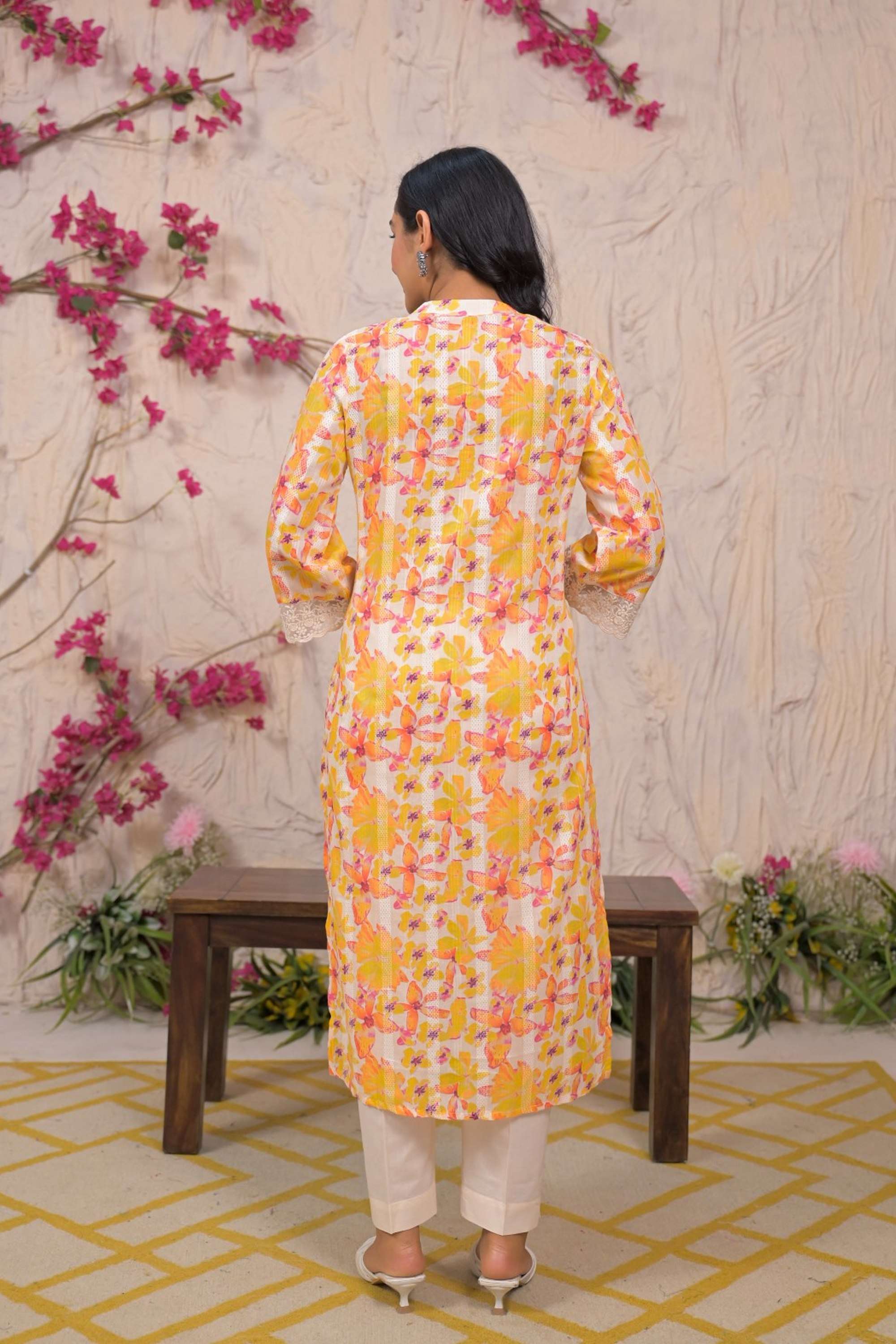 Printed-Cotton-V-Neck-Women-s-Co-Ord-Set