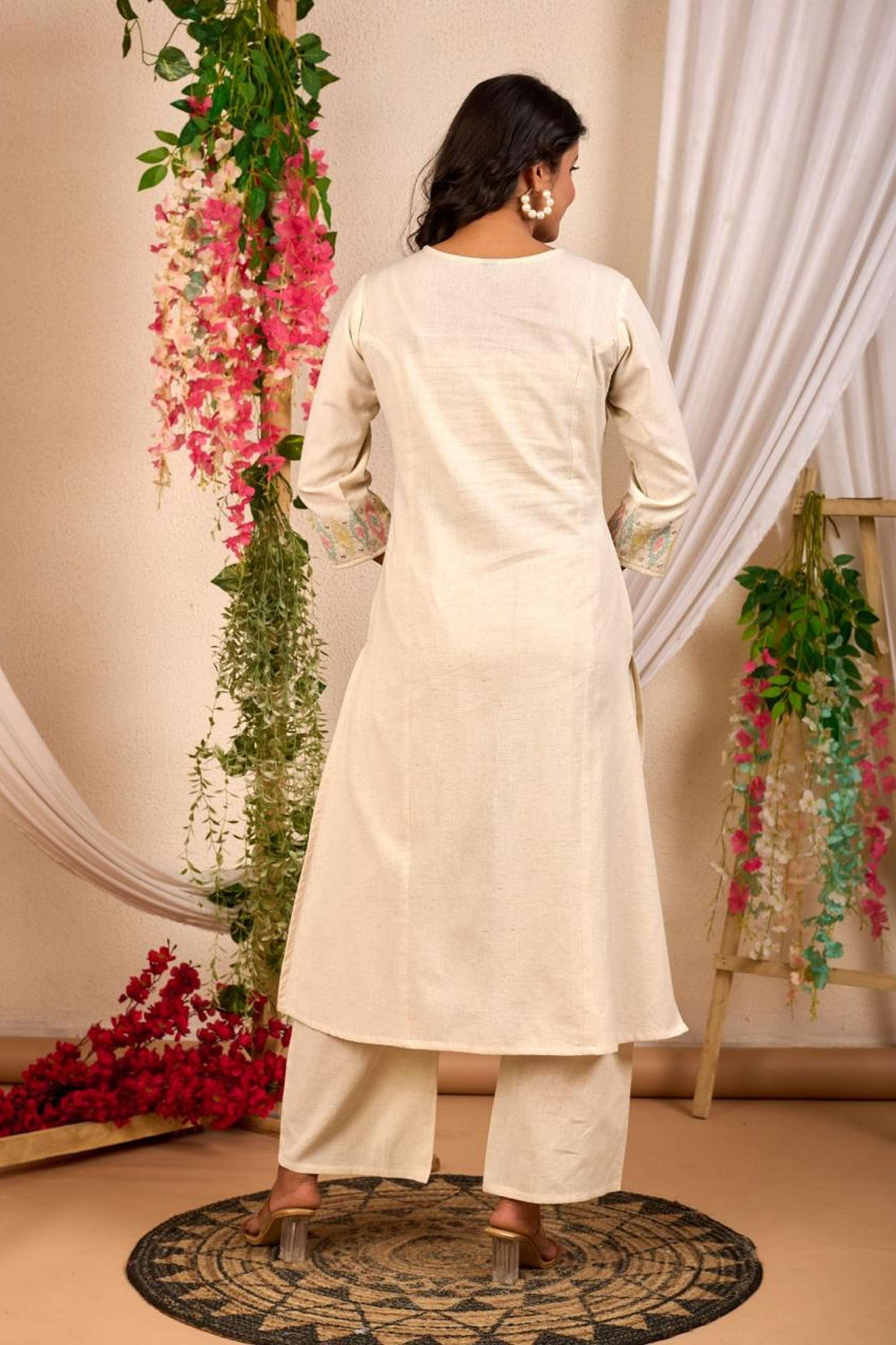 Solid-Cotton-Women-s-Palazzos