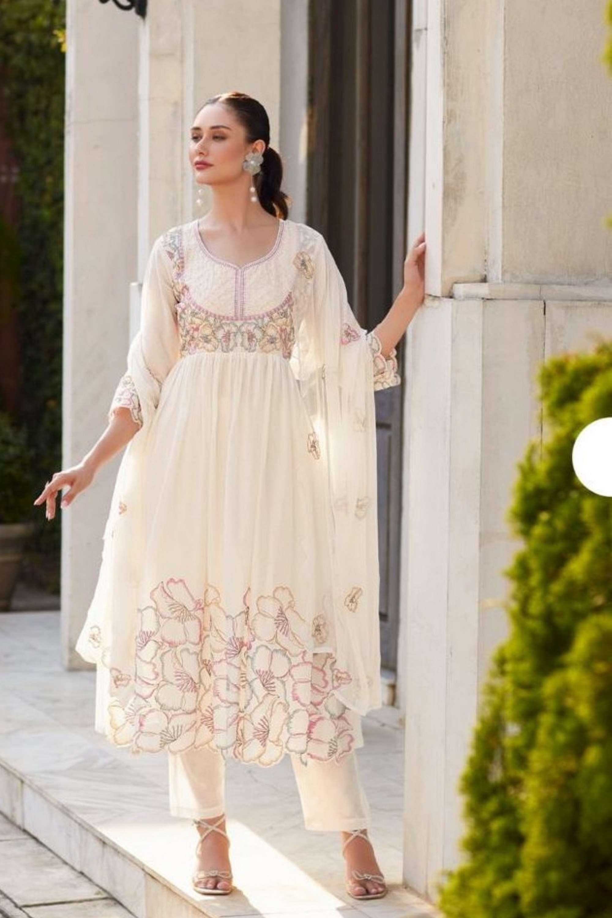 Printed-Cotton-Round-Neck-Women-s-Kurta-Set