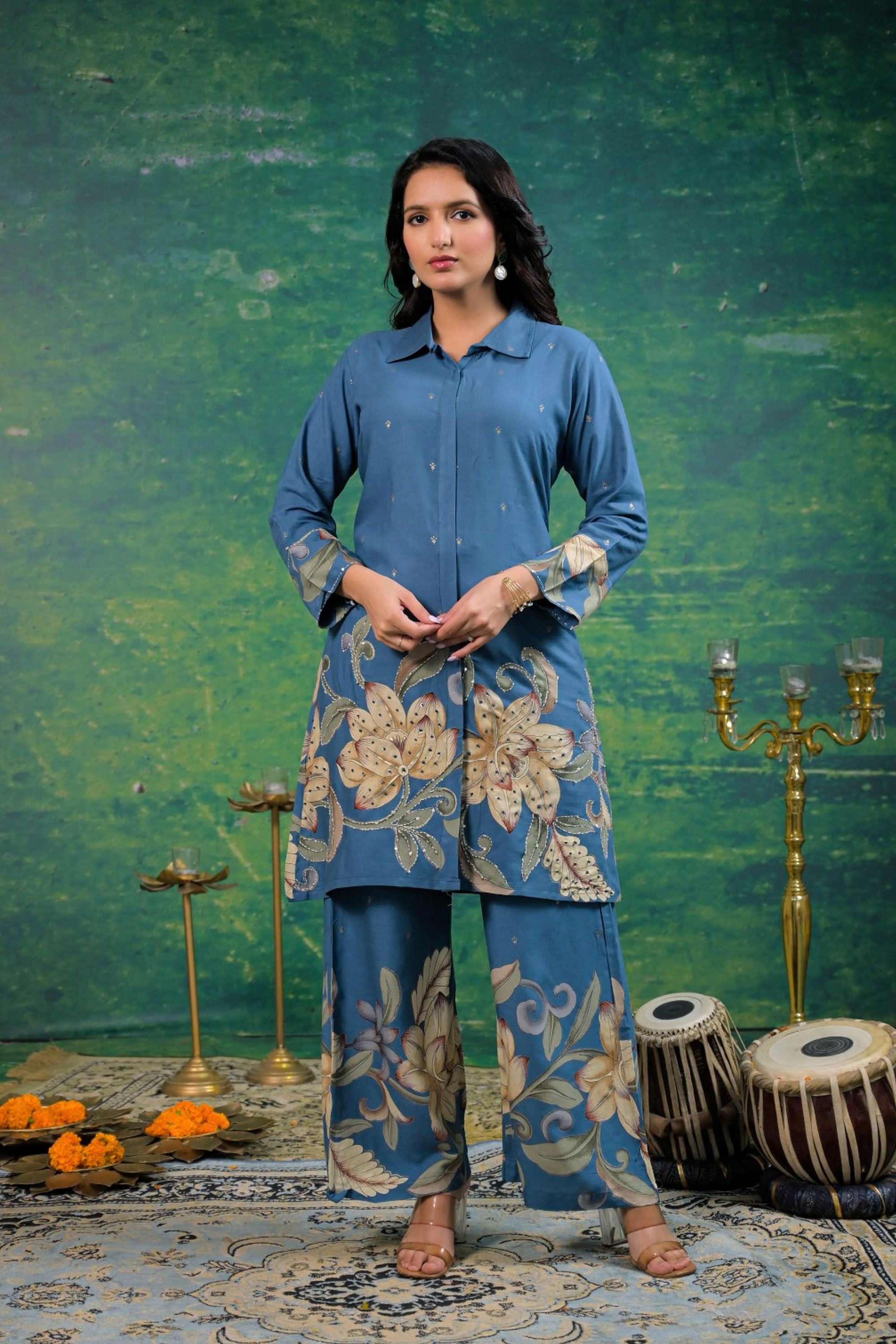 Solid-Regular-Cotton-Blend-Women-s-Ethnic-Palazzos