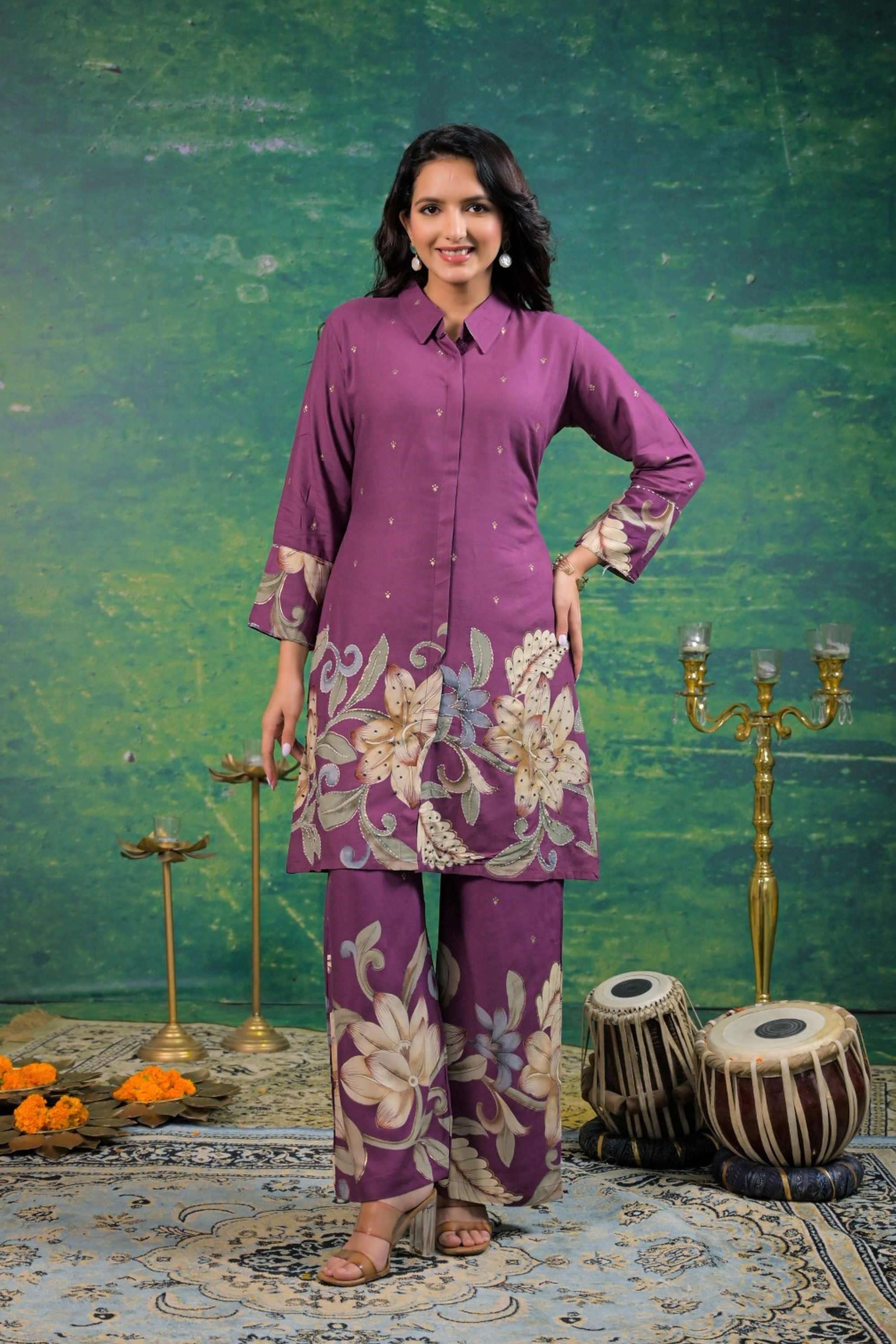 Solid-Regular-Cotton-Blend-Women-s-Ethnic-Palazzos