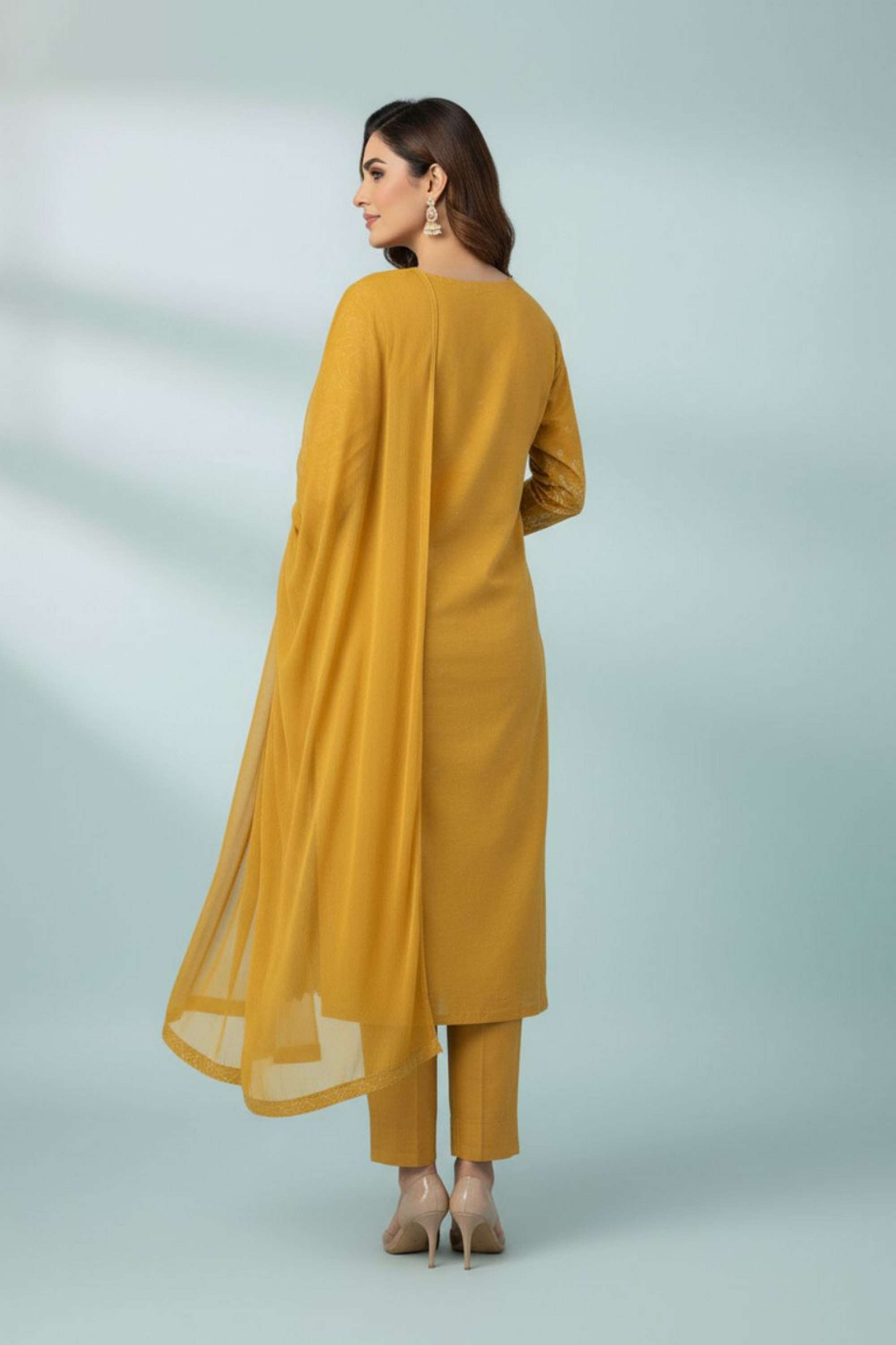 Blended-Fabric-Regular-Fit-Women-s-Kurta-Set