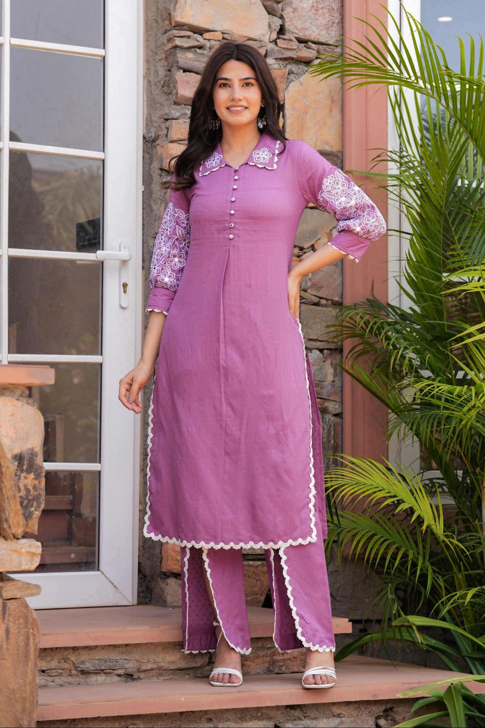 Solid-Regular-Cotton-Women-s-Ethnic-Palazzos