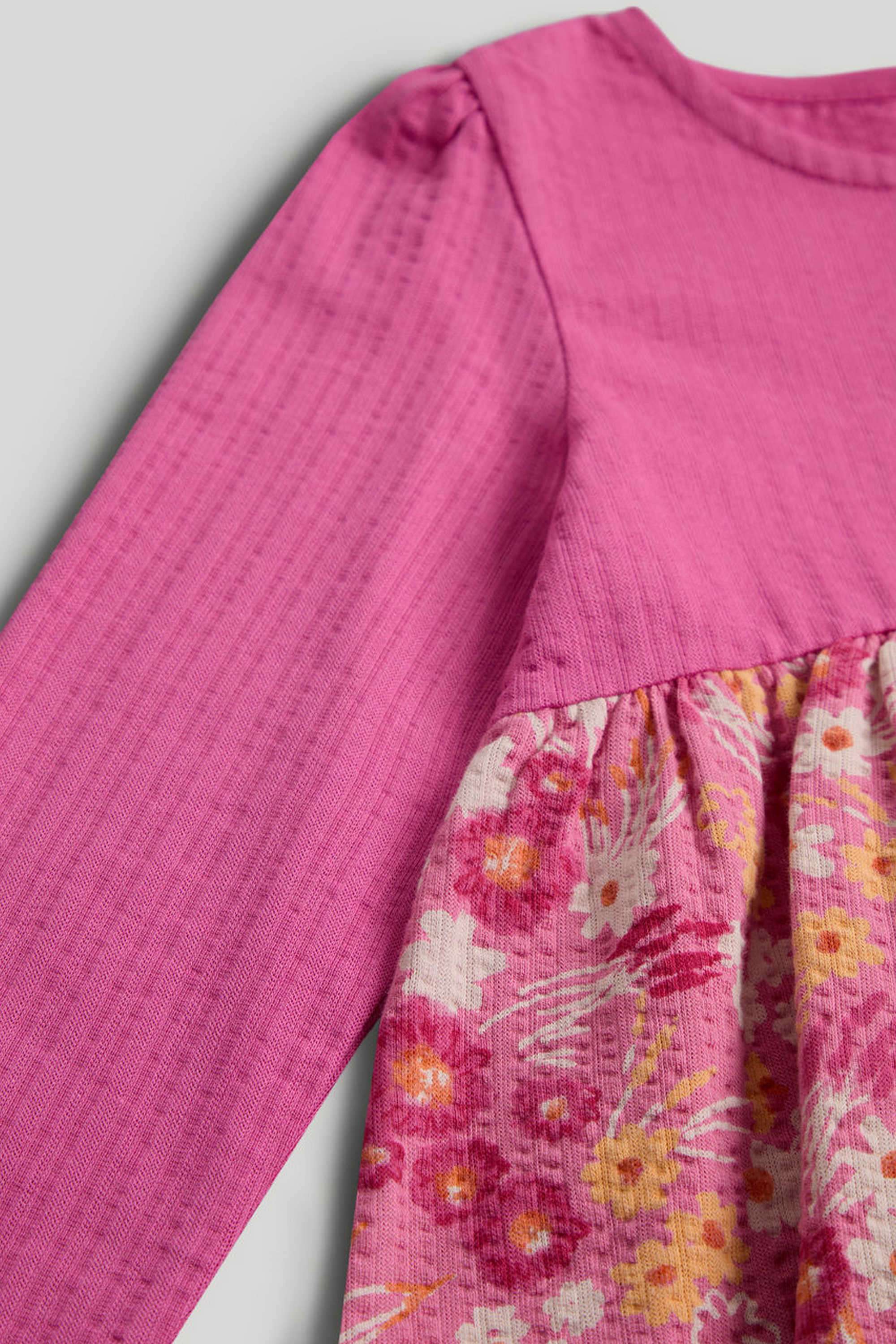 Solid-Cotton-Round-Neck-Girls-Casual-Wear-Dress