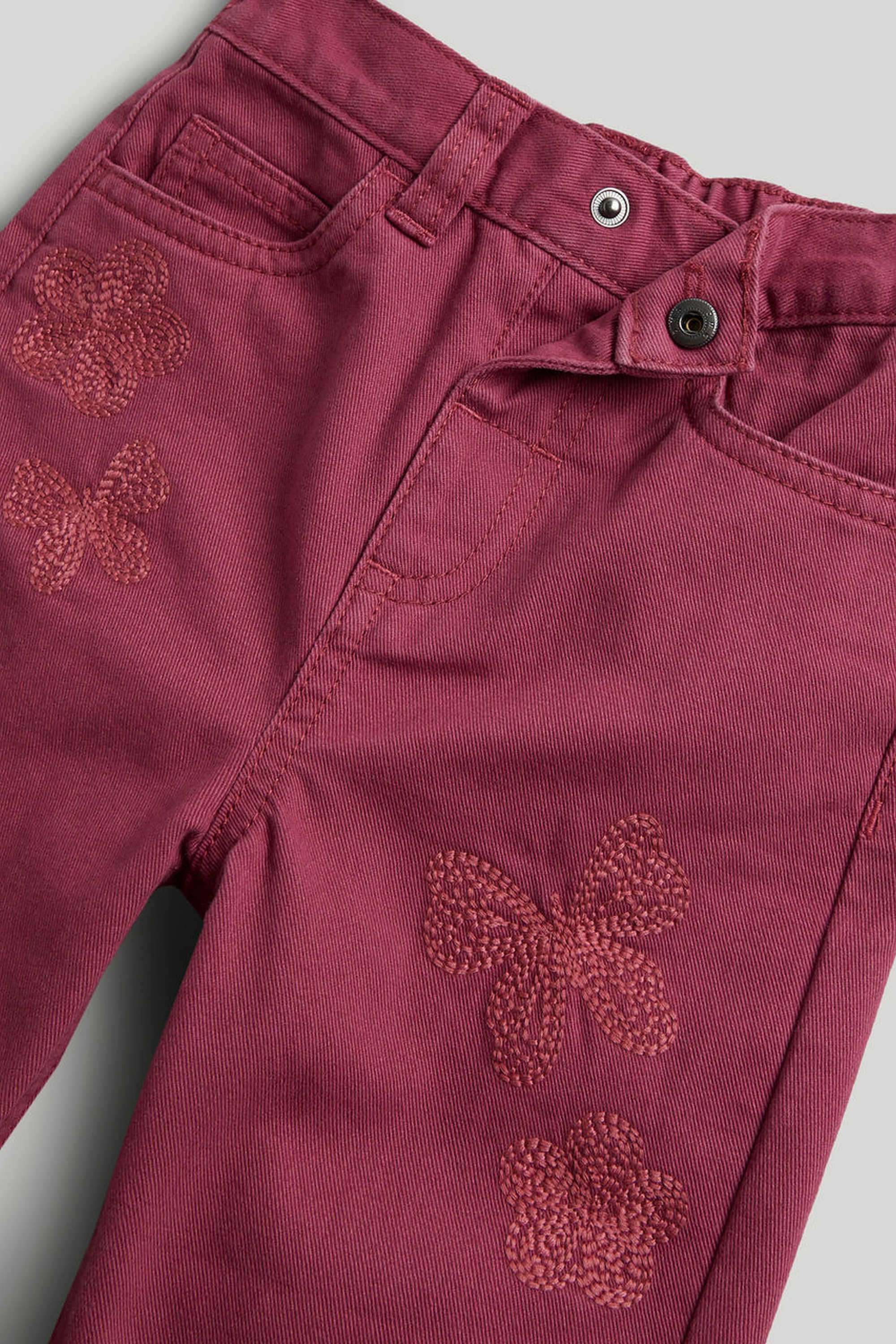 Embroidered-Cotton-Regular-Fit-Girls-Trousers