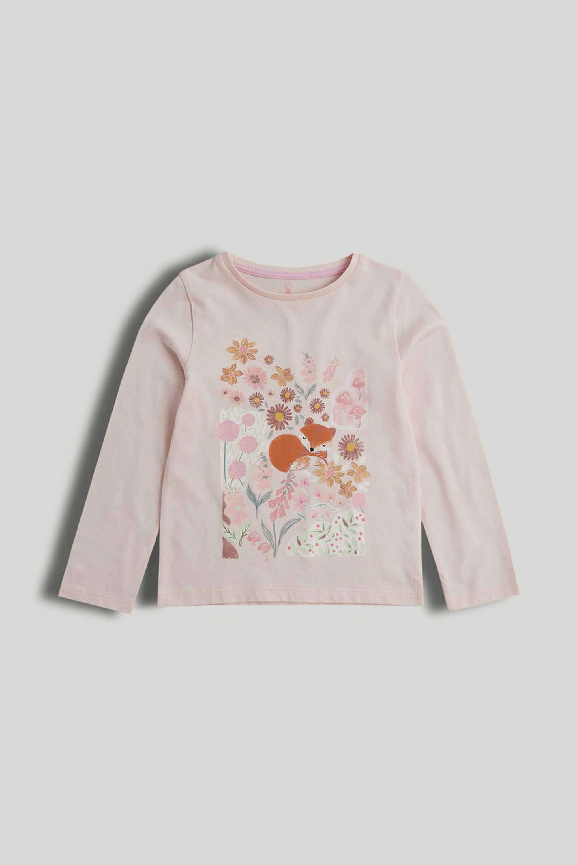 Graphic-Print-Cotton-Casual-Wear-Girls-T-Shirt
