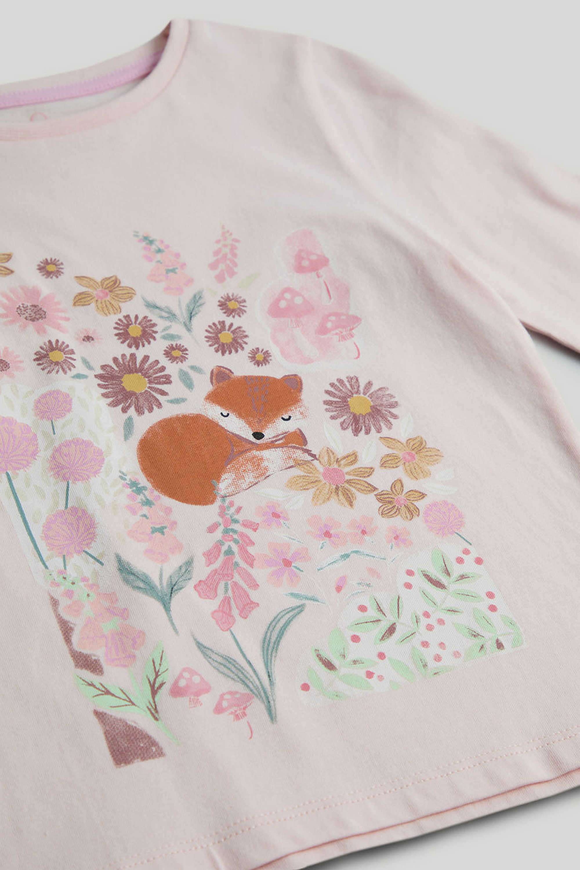 Graphic-Print-Cotton-Casual-Wear-Girls-T-Shirt
