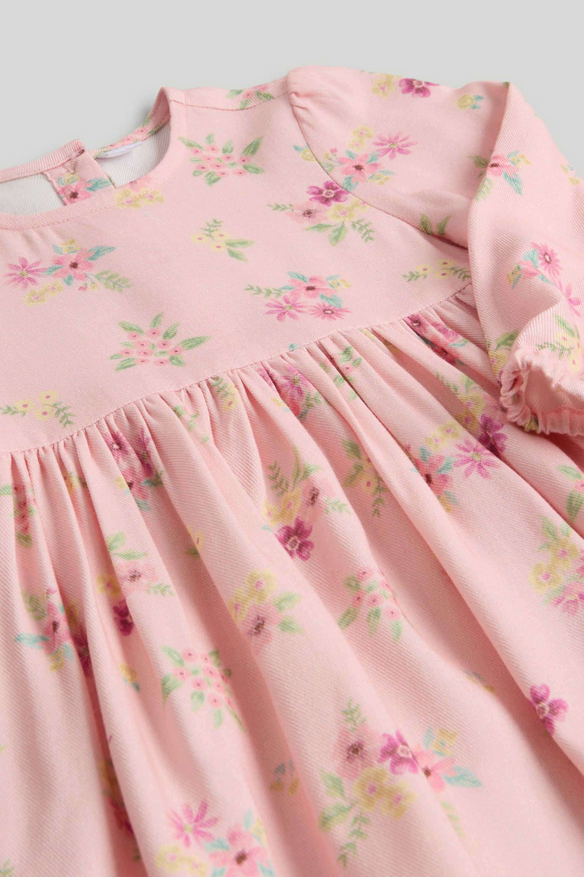 Printed-Cotton-Round-Neck-Girls-Casual-Wear-Dress