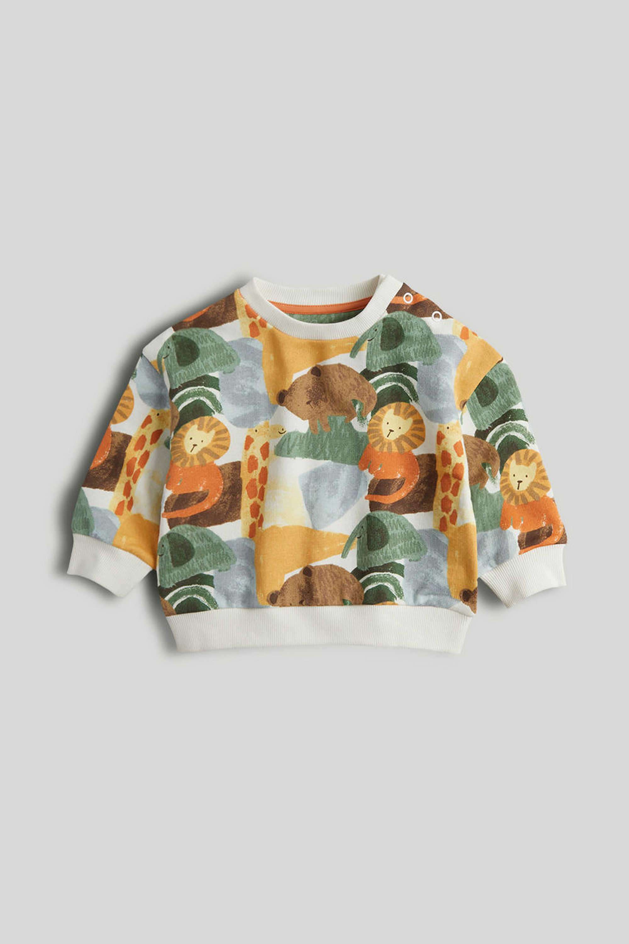 Printed-Blended-Fabric-Round-Neck-Boys-Sweatshirt