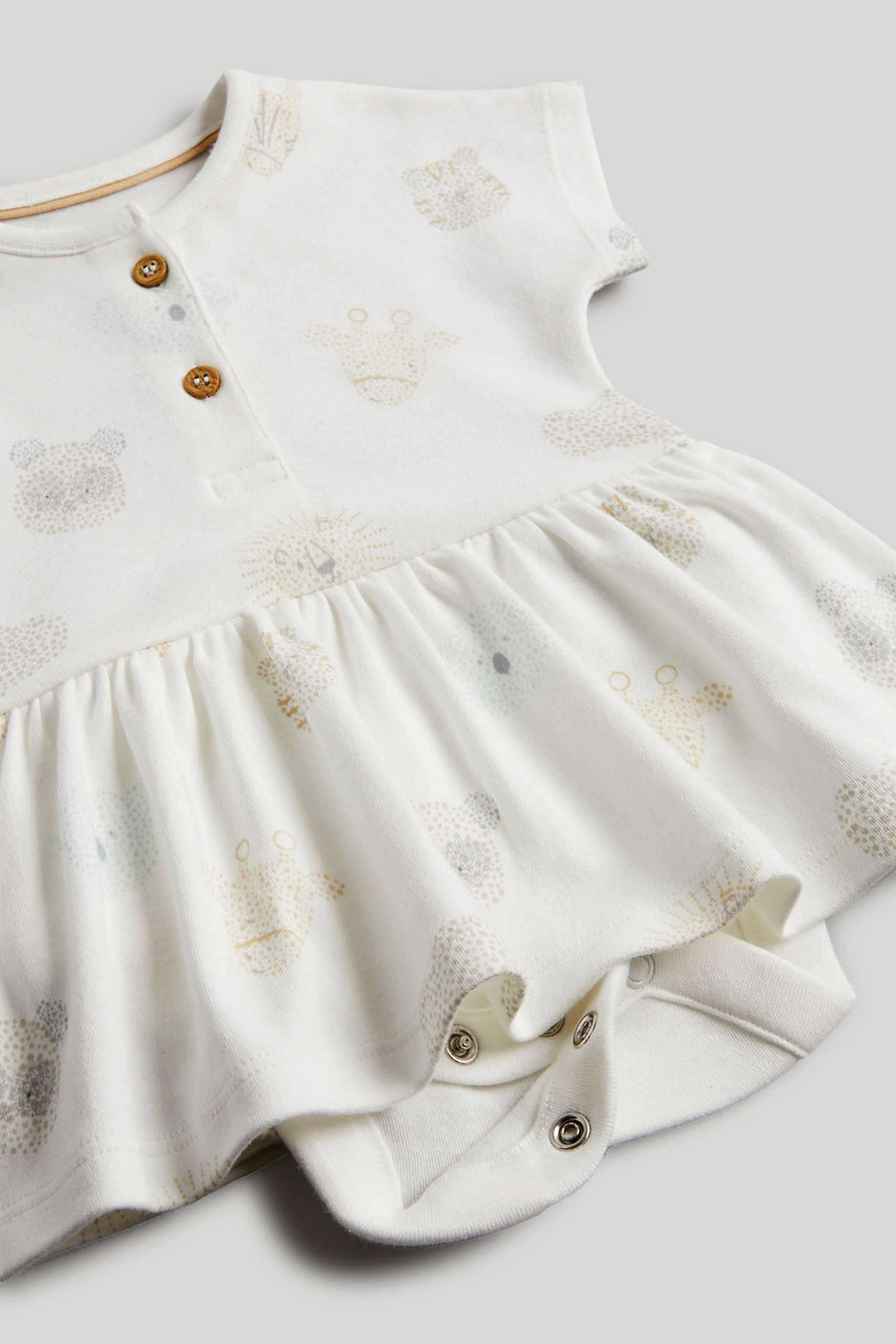 Printed-Blended-Fabric-Girls-Clothing-Set