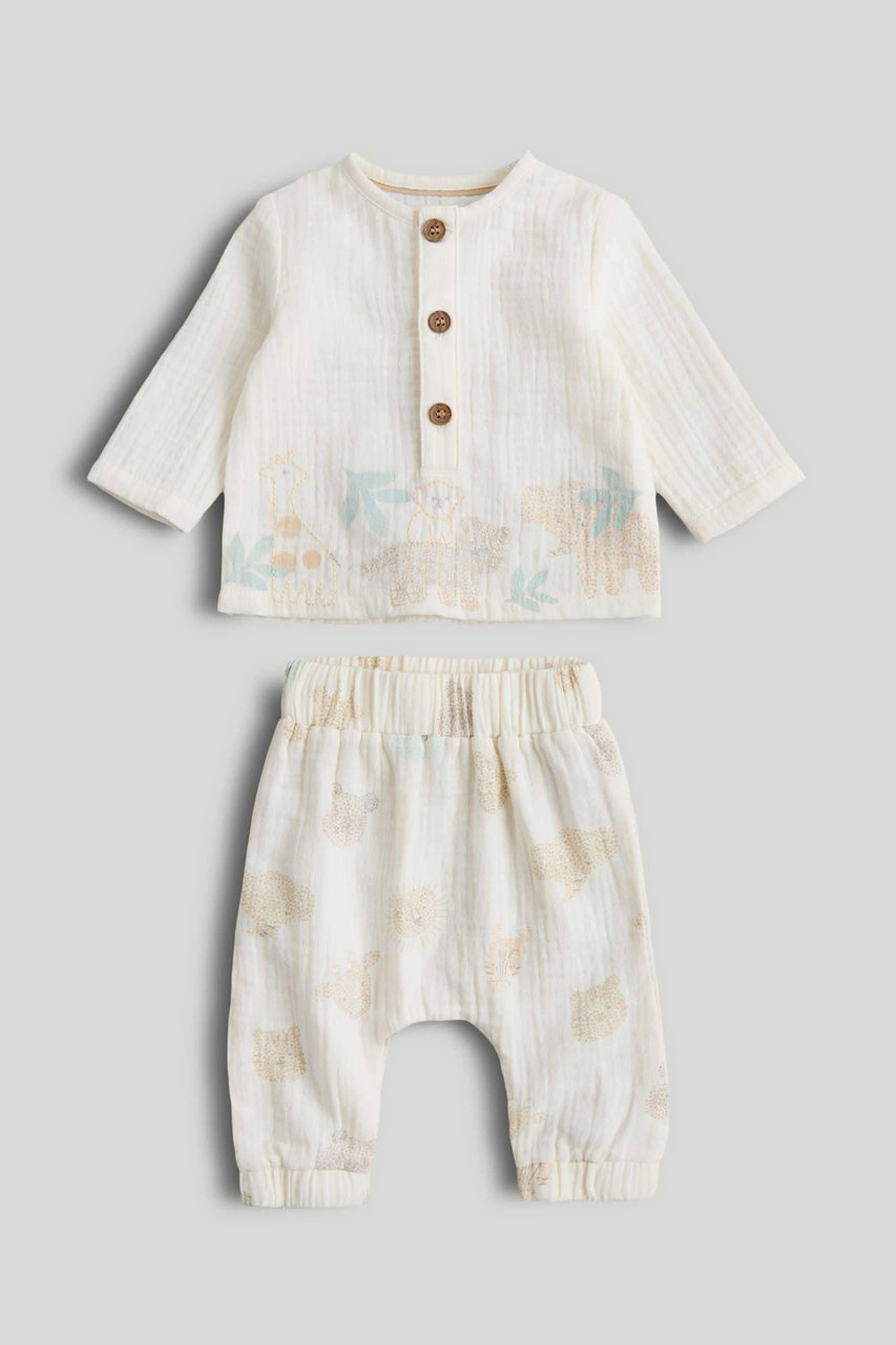 Solid-Cotton-Regular-Fit-Unisex-Clothing-Set