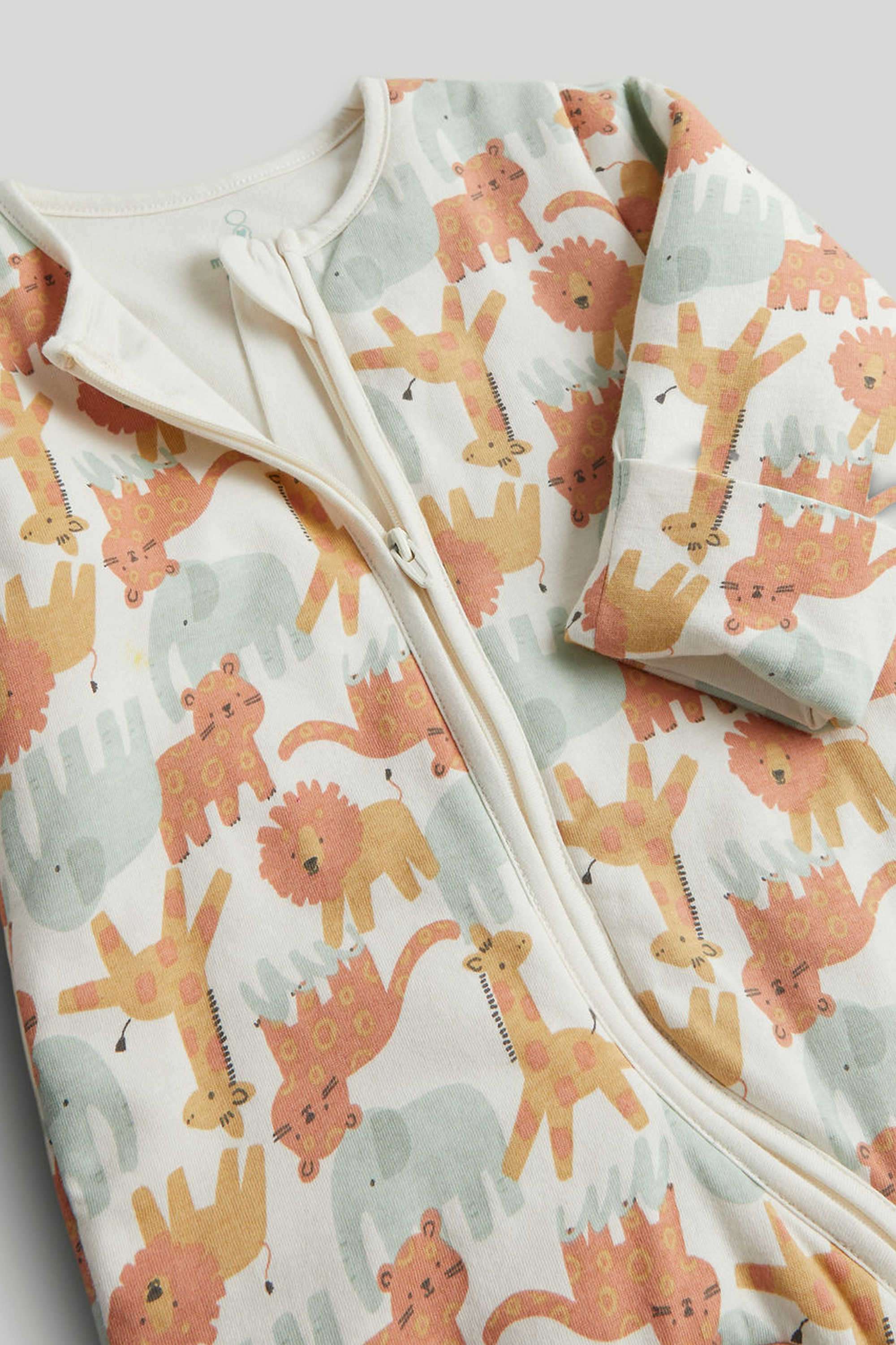 Printed-Blended-Fabric-Unisex-Rompers---0-6-Months