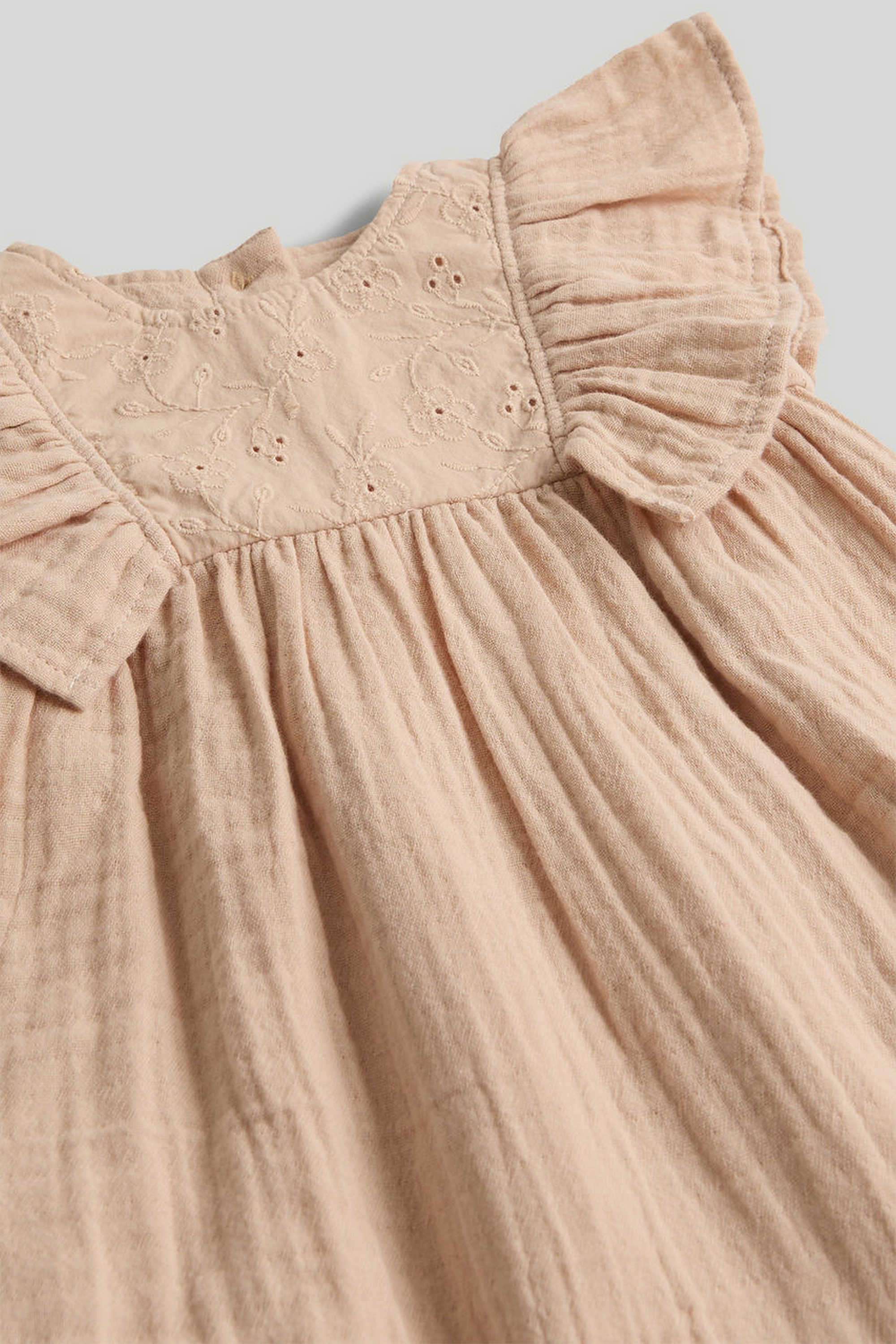 Embroidered-Cotton-Round-Neck-Girls-Casual-Wear-Rompers