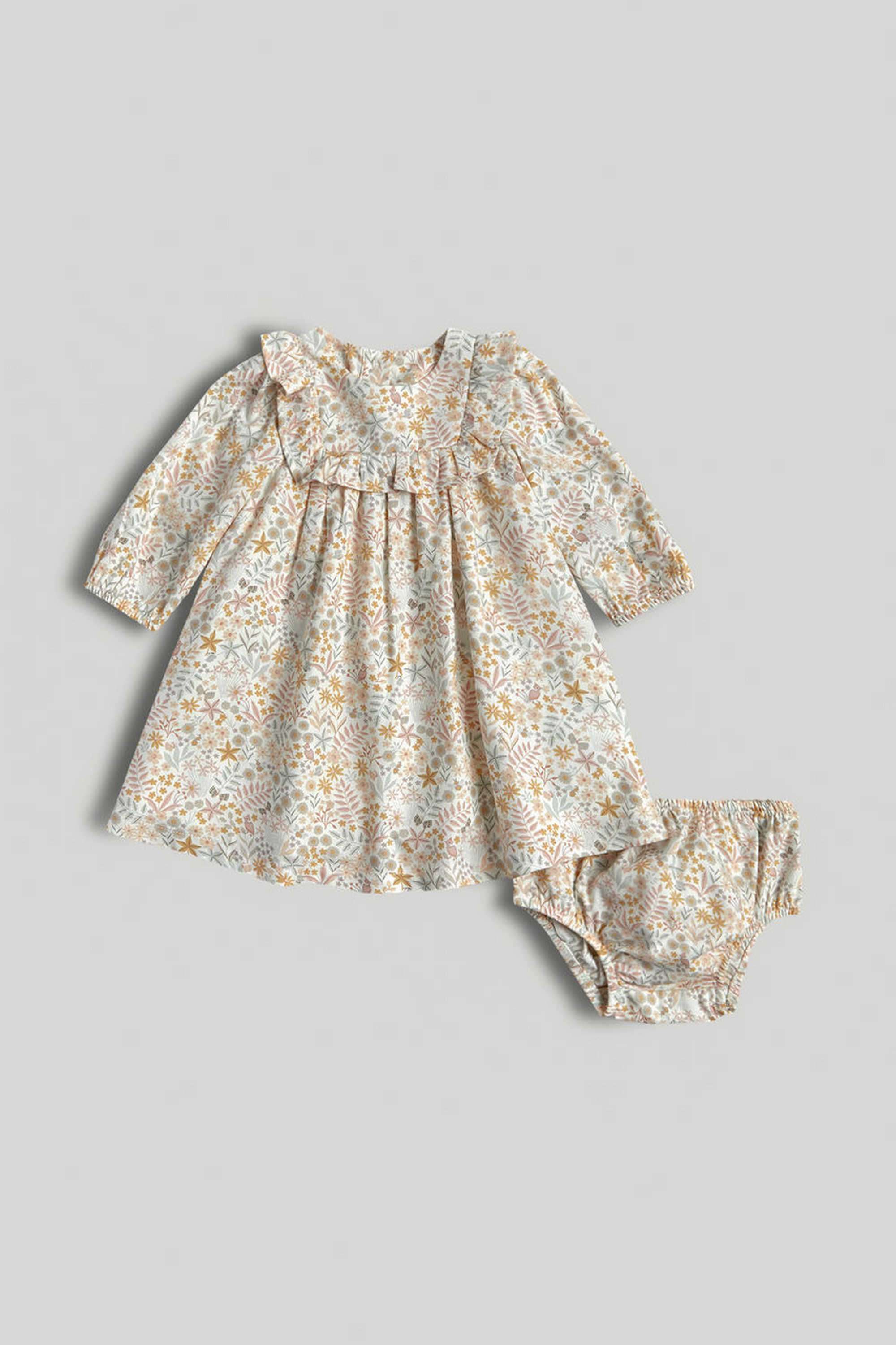 Printed-Cotton-Round-Neck-Girls-Casual-Wear-Rompers