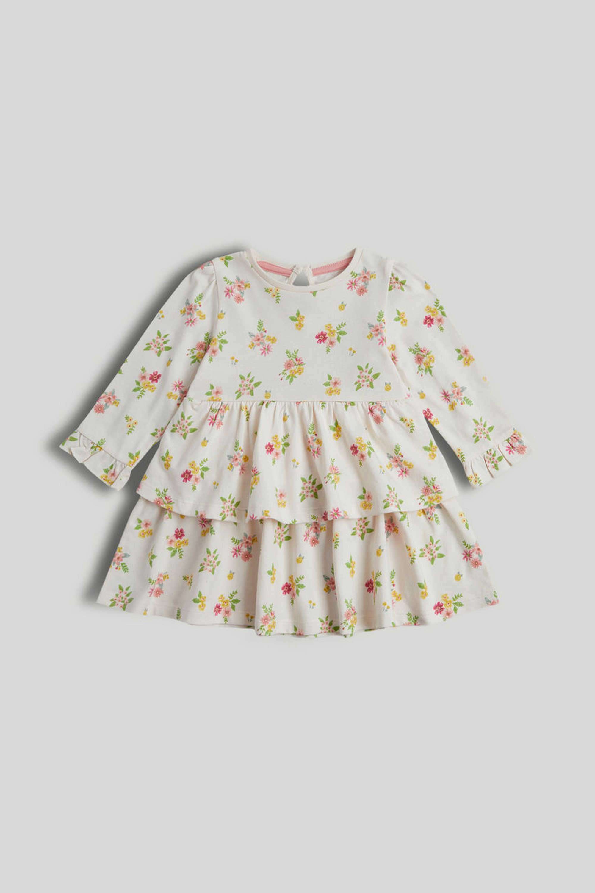 Printed-Cotton-Round-Neck-Girls-Casual-Wear-Dress