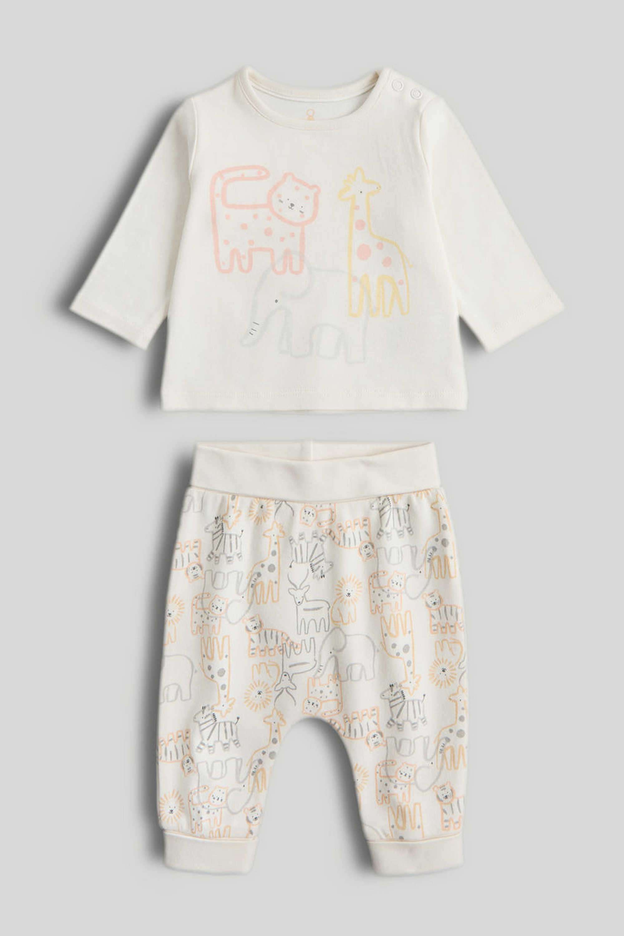 Solid-Cotton-Regular-Fit-Unisex-Clothing-Set