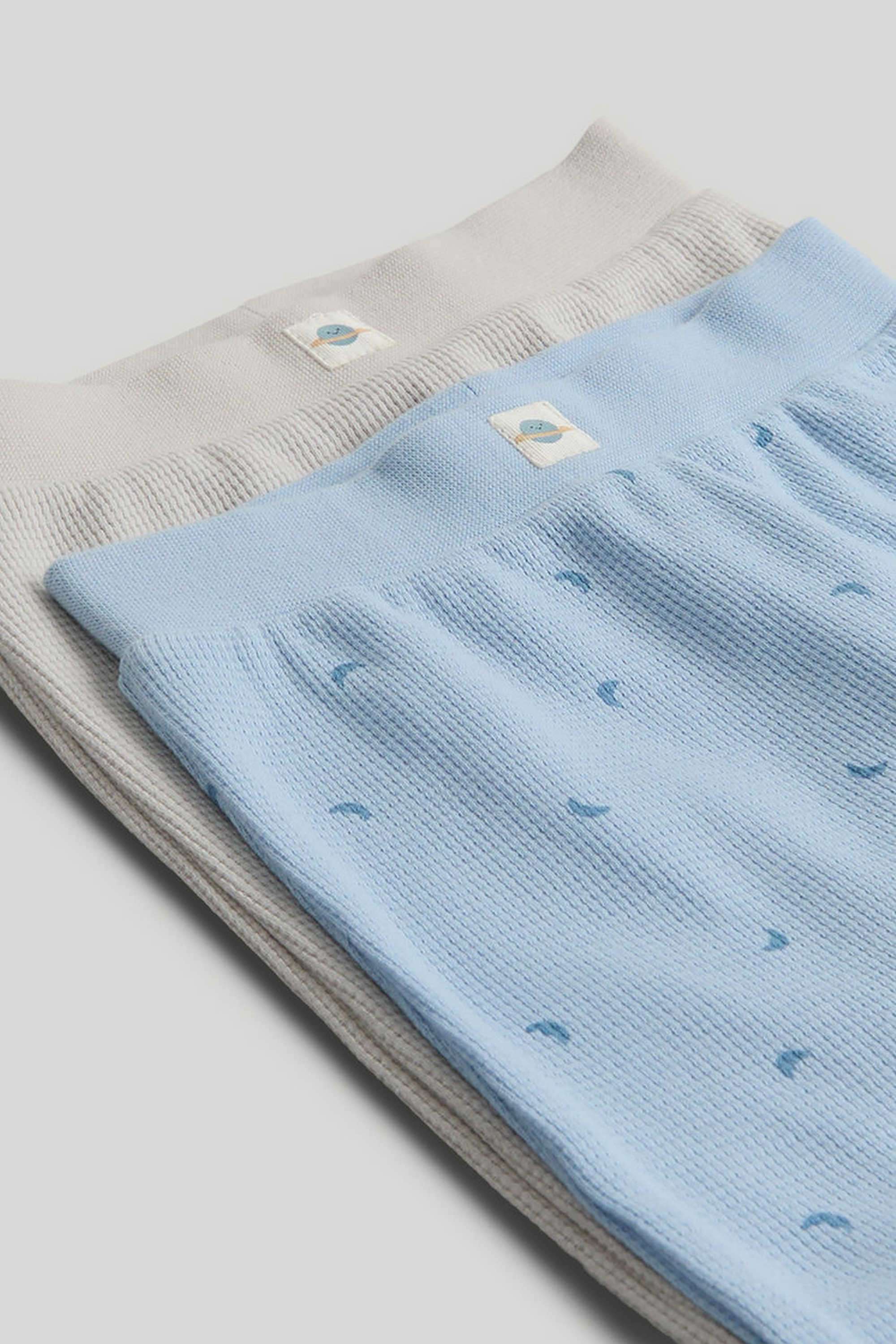 Textured-Blended-Fabric-Regular-Fit-Boys-Joggers---0-6-Months