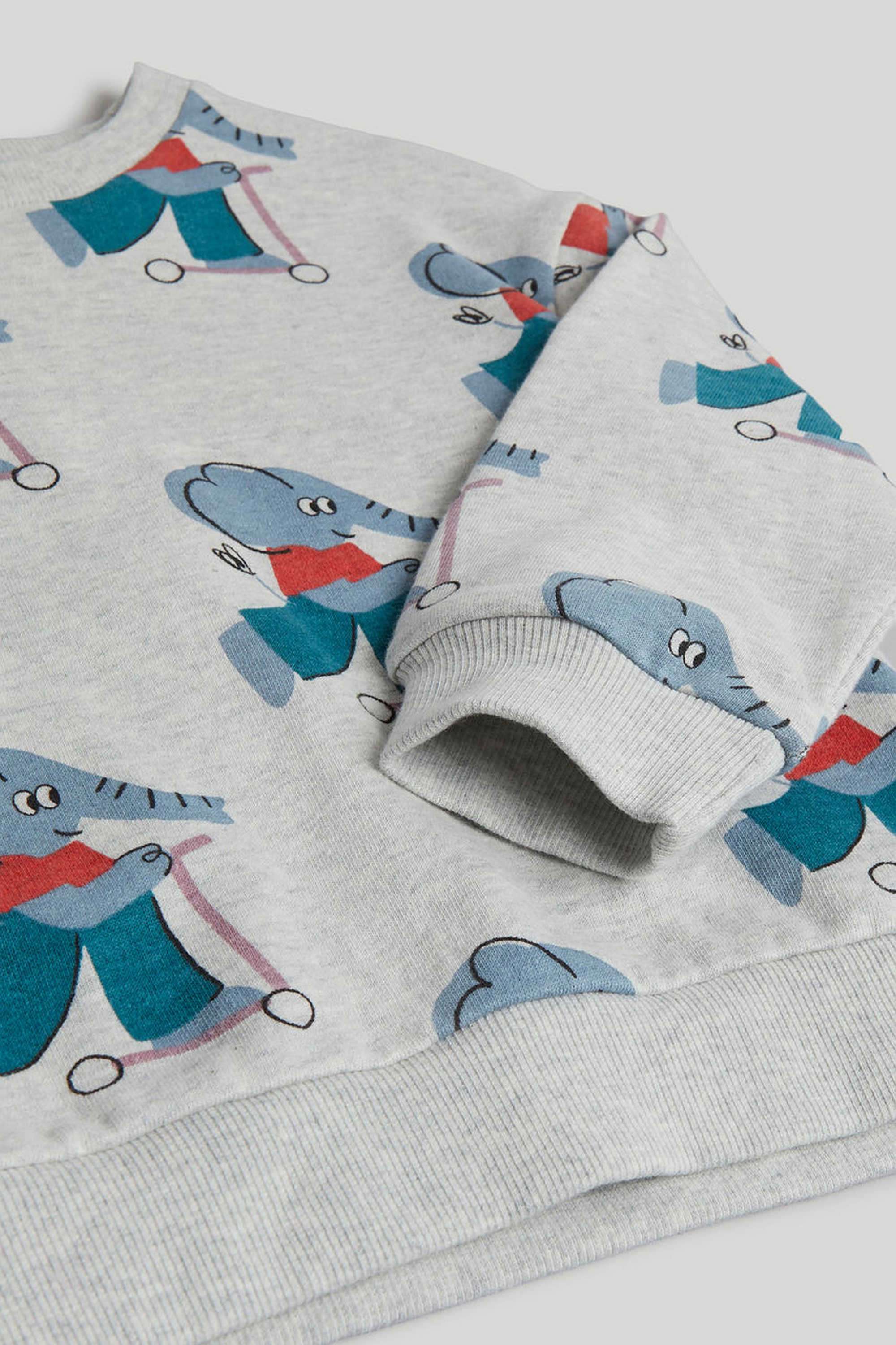 Printed-Blended-Fabric-Round-Neck-Boys-Sweatshirt