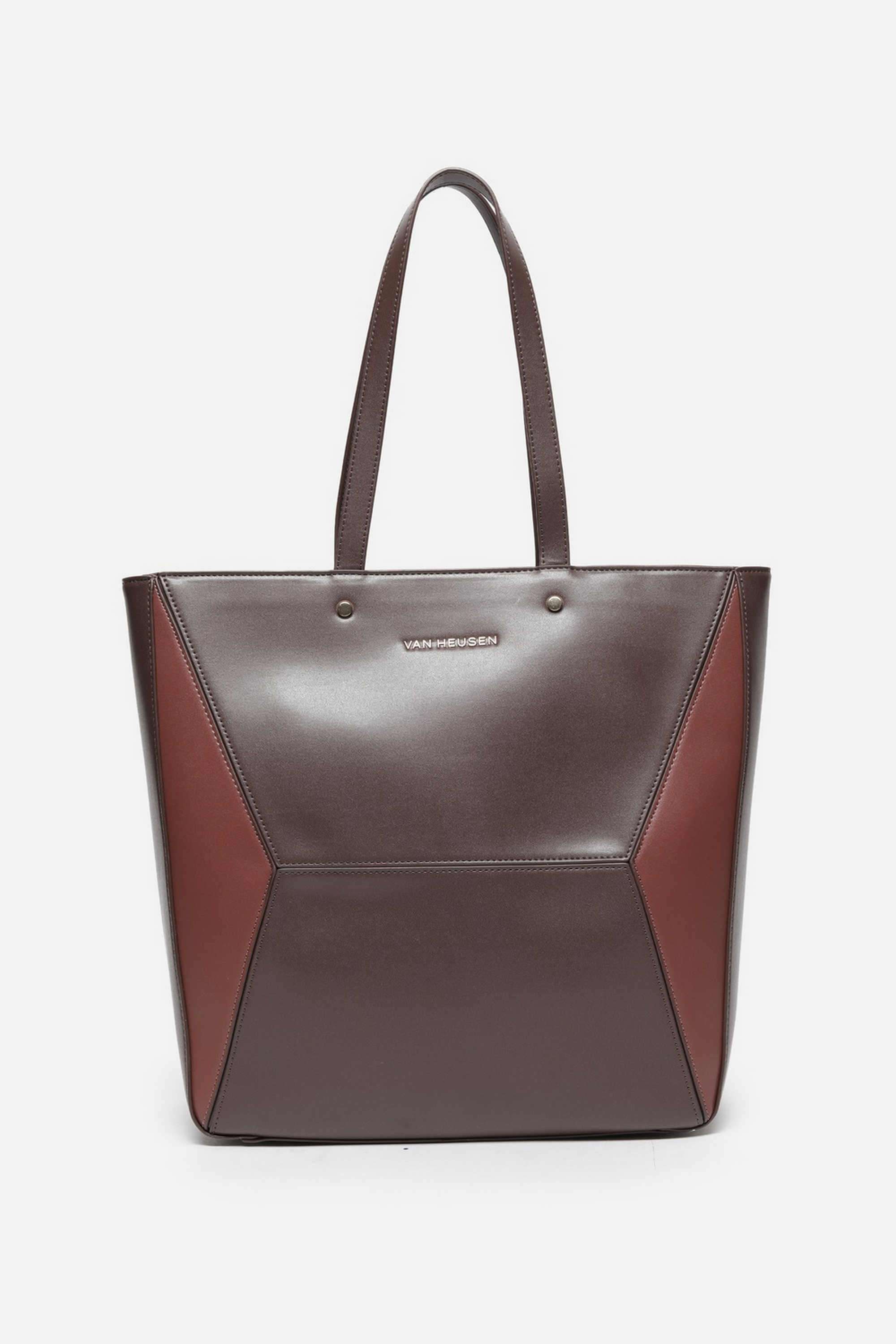Zipper-ORIGAMI-WILD-4-PU-Women-Casual-Wear-Tote-Bag