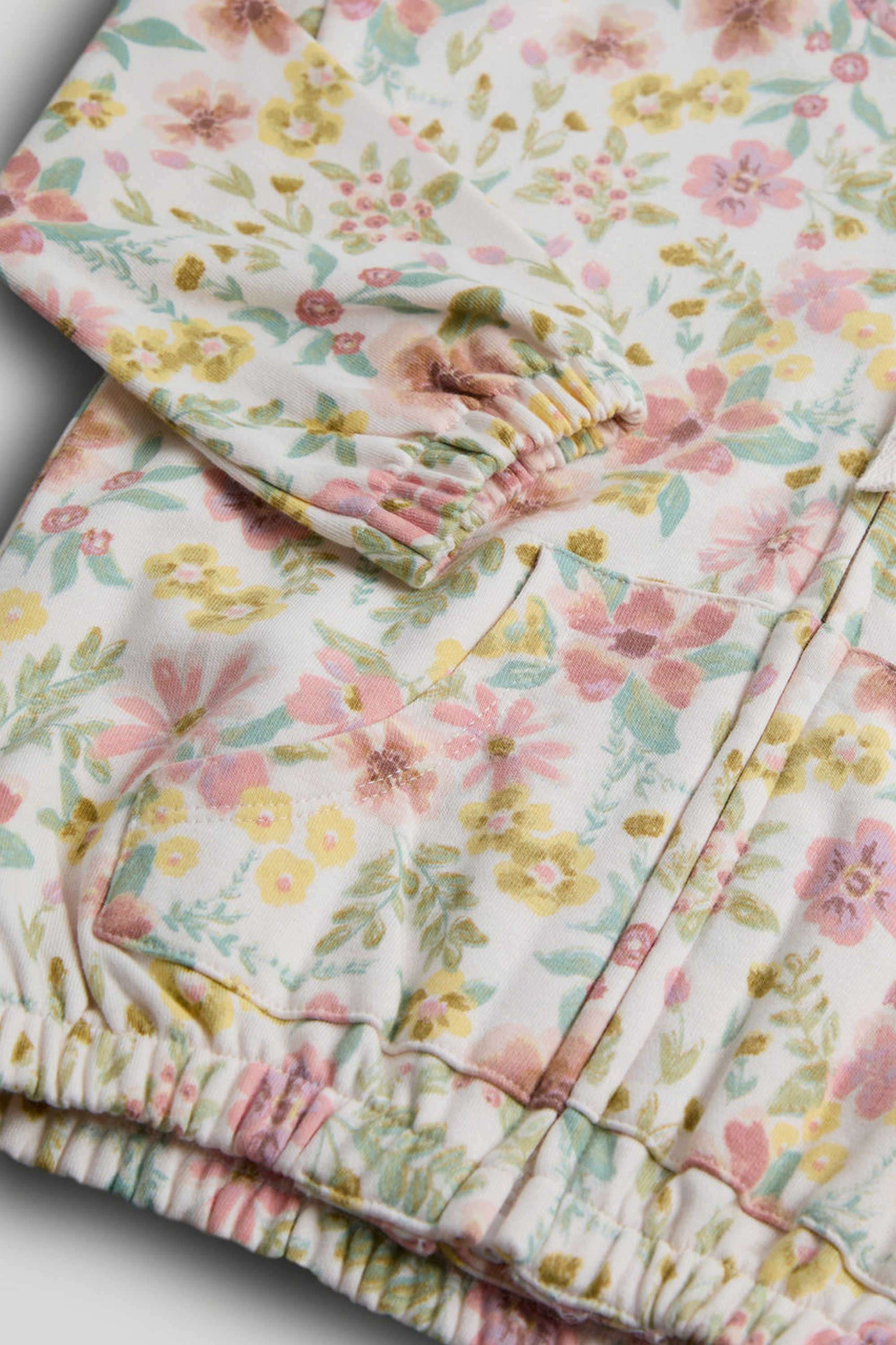 Floral-Blended-Fabric-Round-Neck-Girls-Sweatshirt