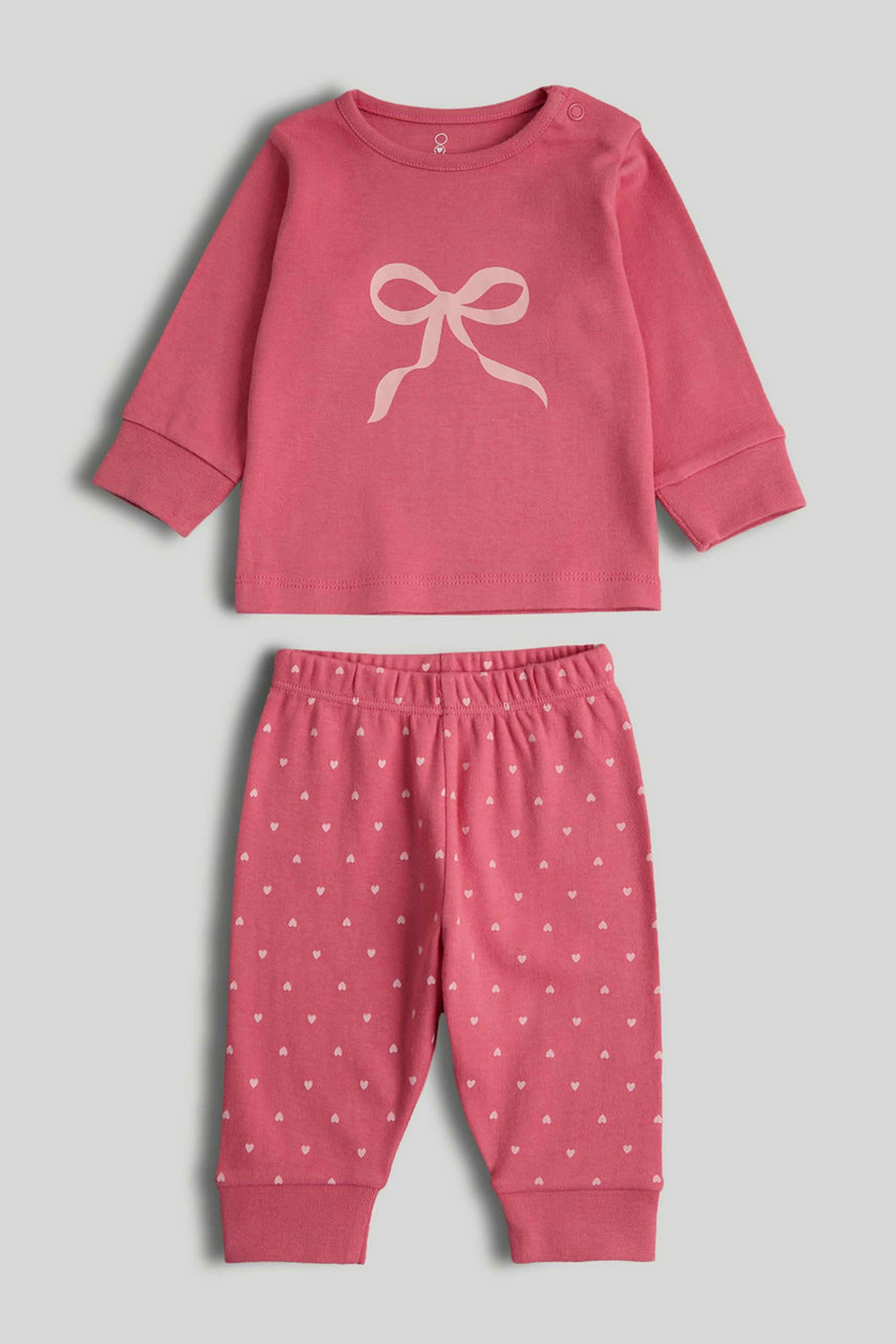 Printed-Blended-Fabric-Regular-Fit-Girls-Pyjamas