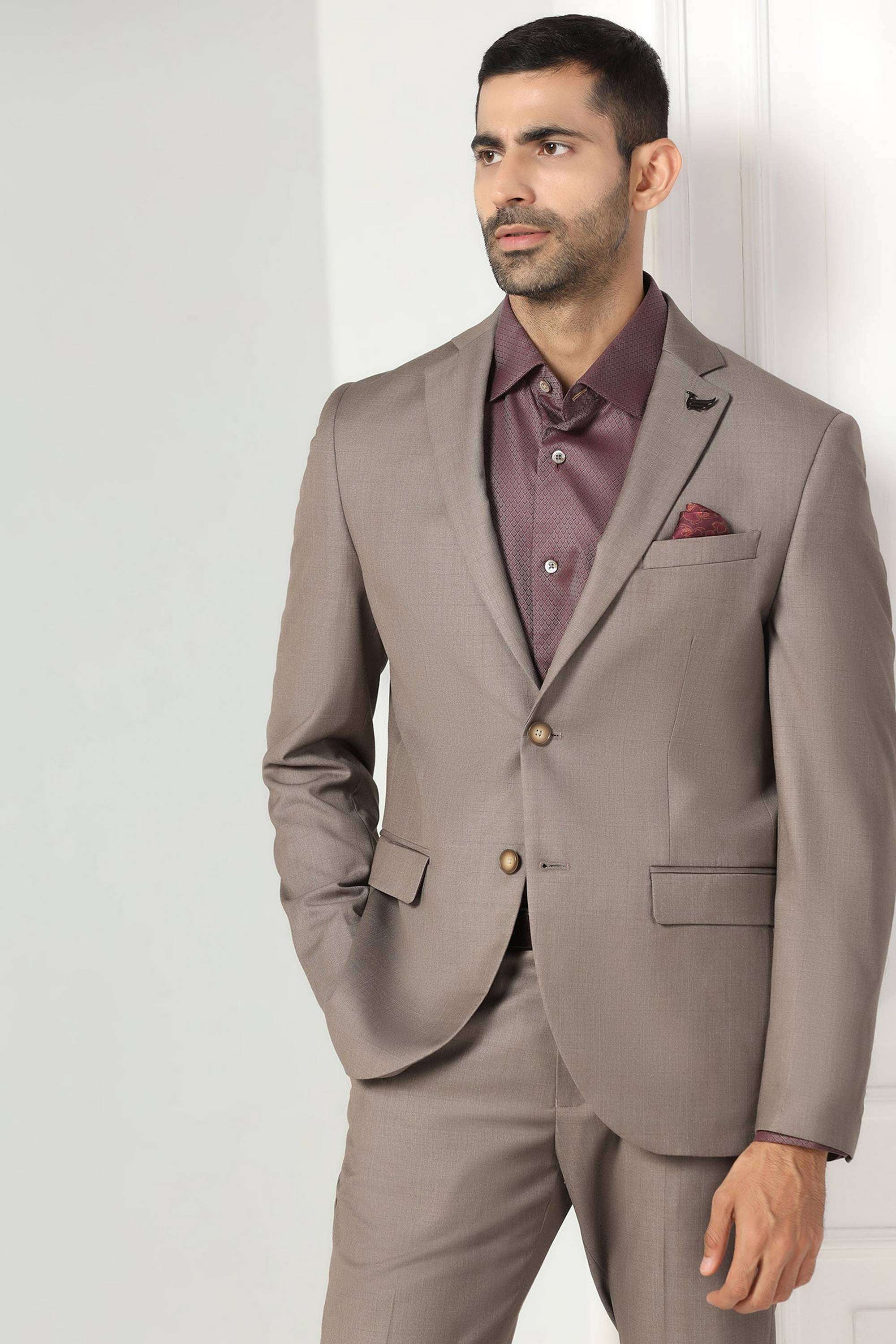 Checks-Polyester-Viscose-Slim-Fit-Men-s-Jacket