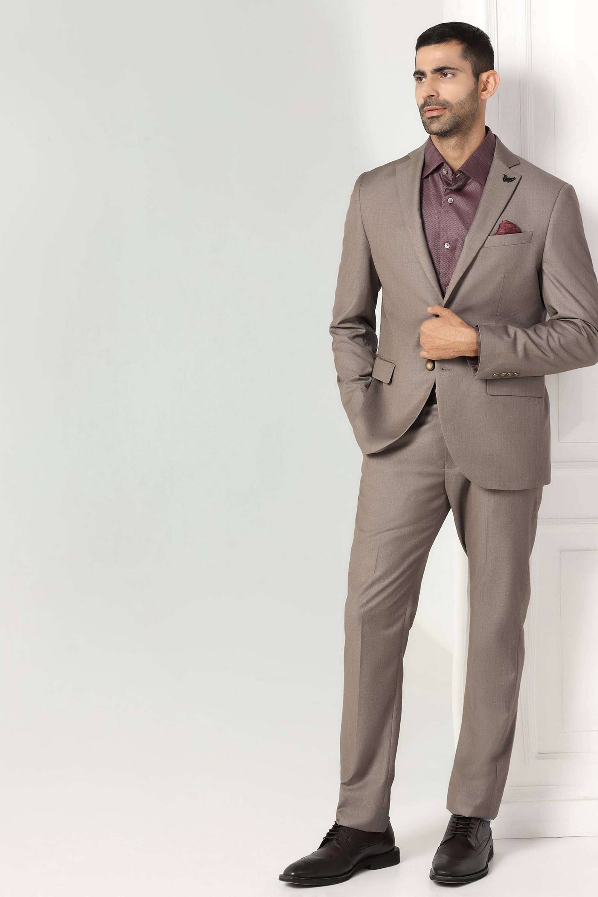 Checks-Polyester-Viscose-Slim-Fit-Men-s-Jacket