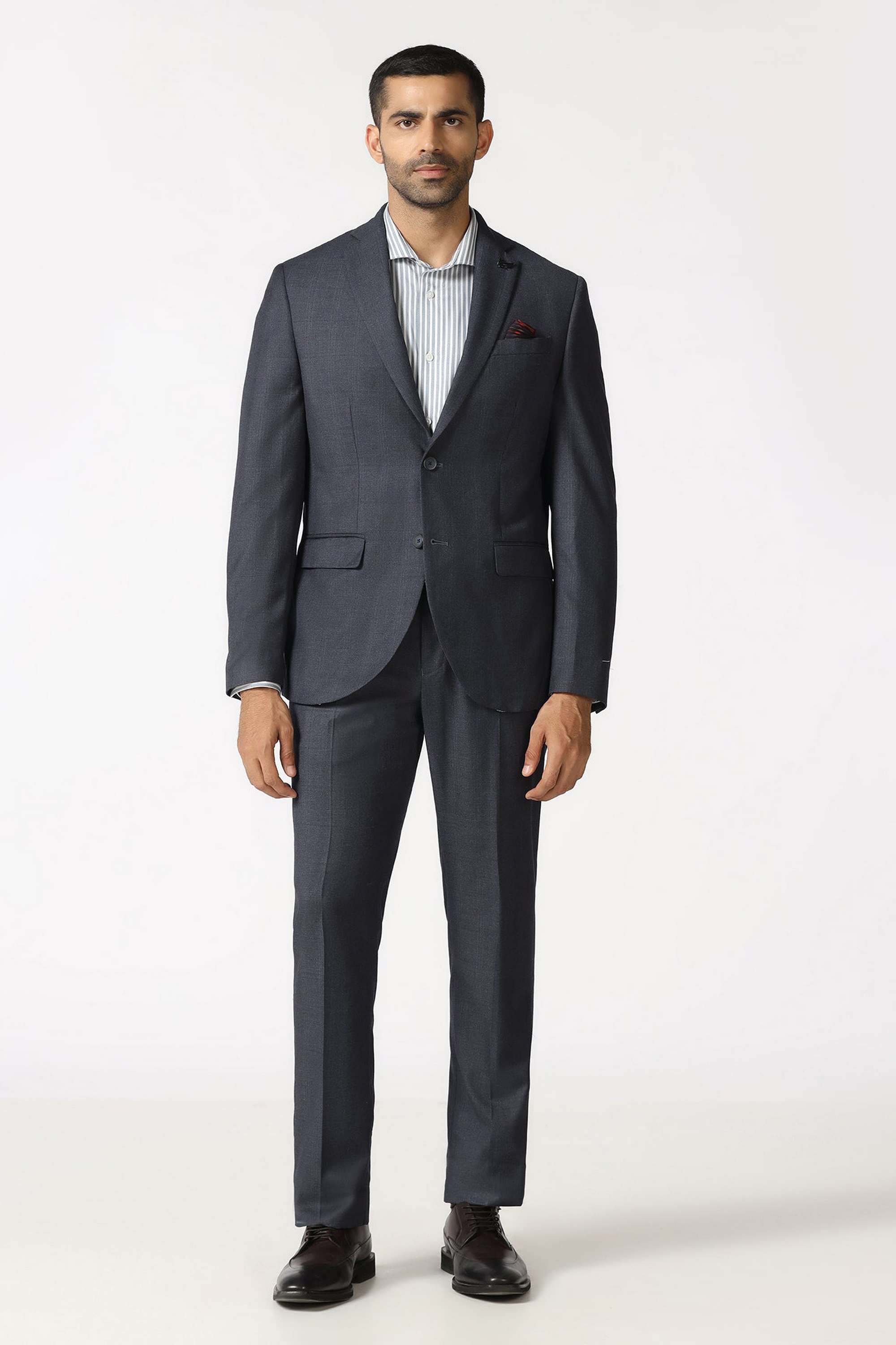 Solid-Blended-Fabric-Slim-Fit-Men-s-Jacket