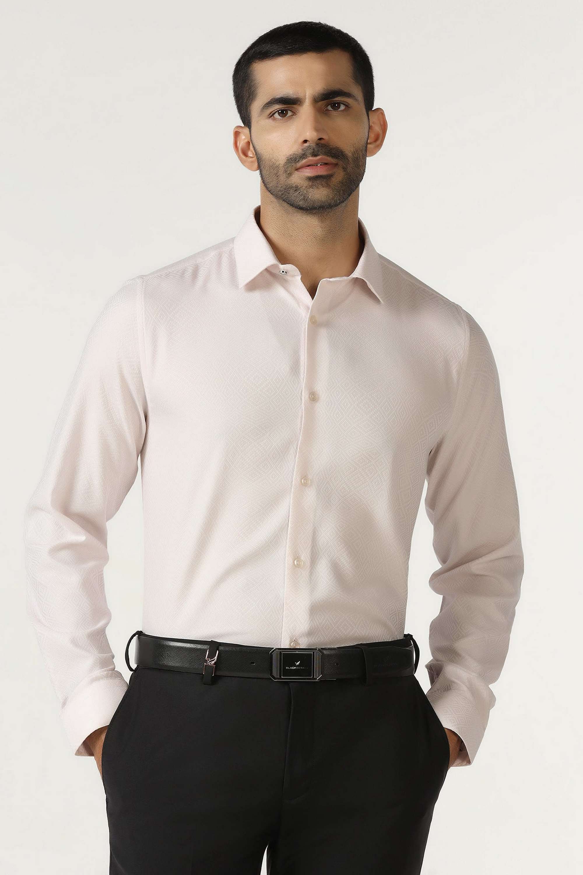Solid-Cotton-Slim-Fit-Men-s-Casual-Shirt