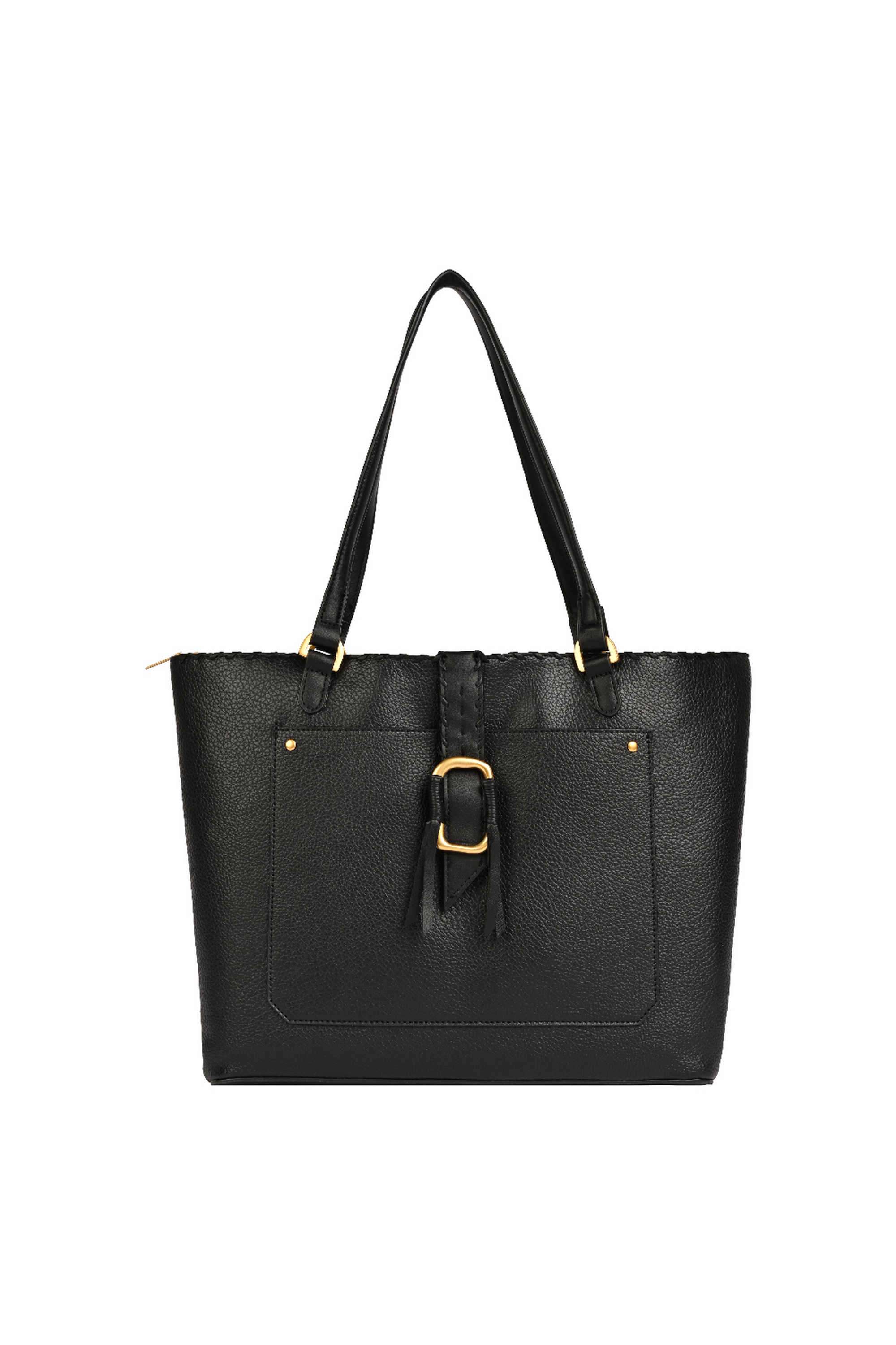Zipper-PU-Women-Casual-Wear-Tote-Bag