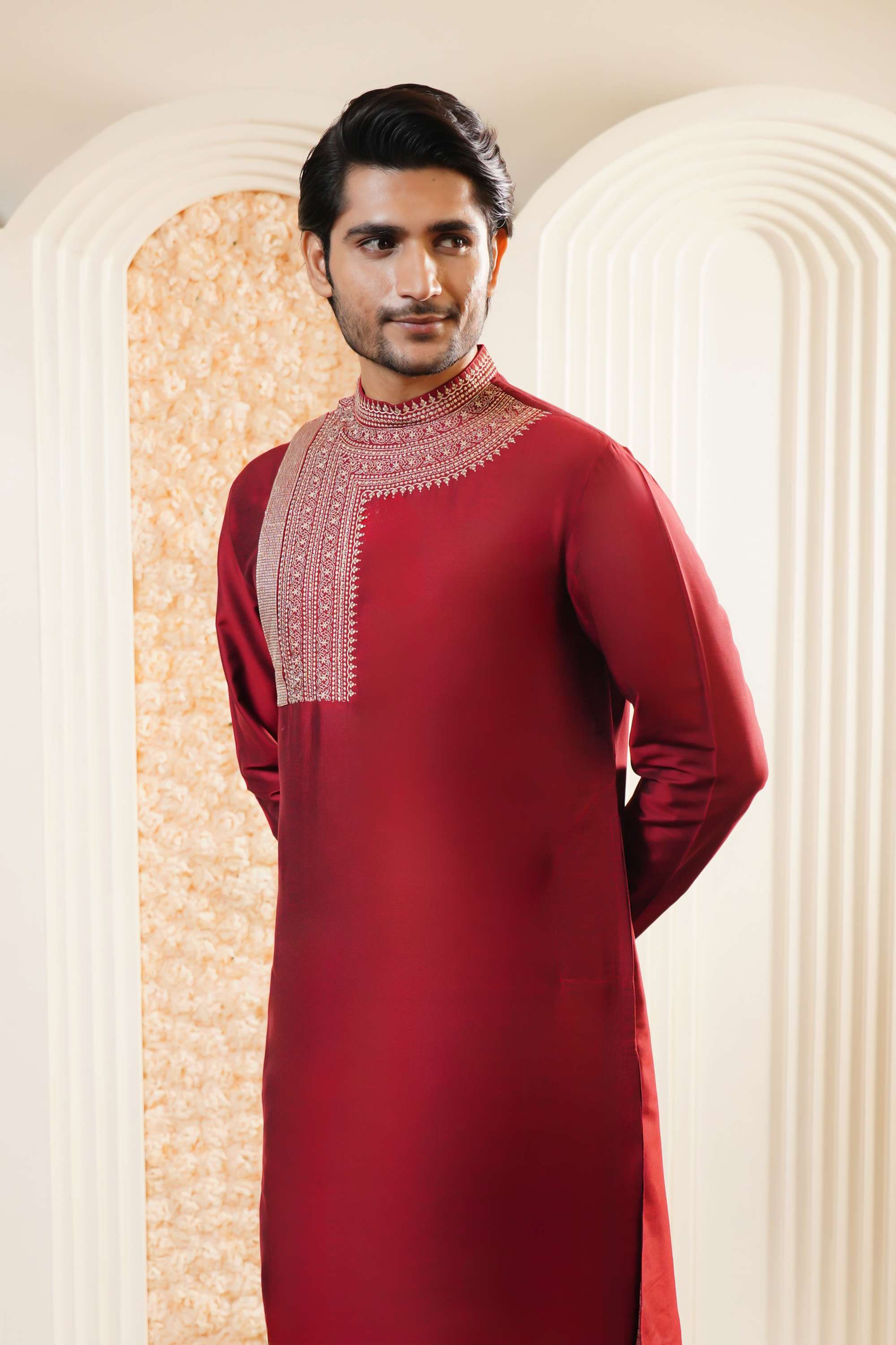 Embroidered-Blended-Fabric-Men-s-Festive-Wear-Kurta-Set