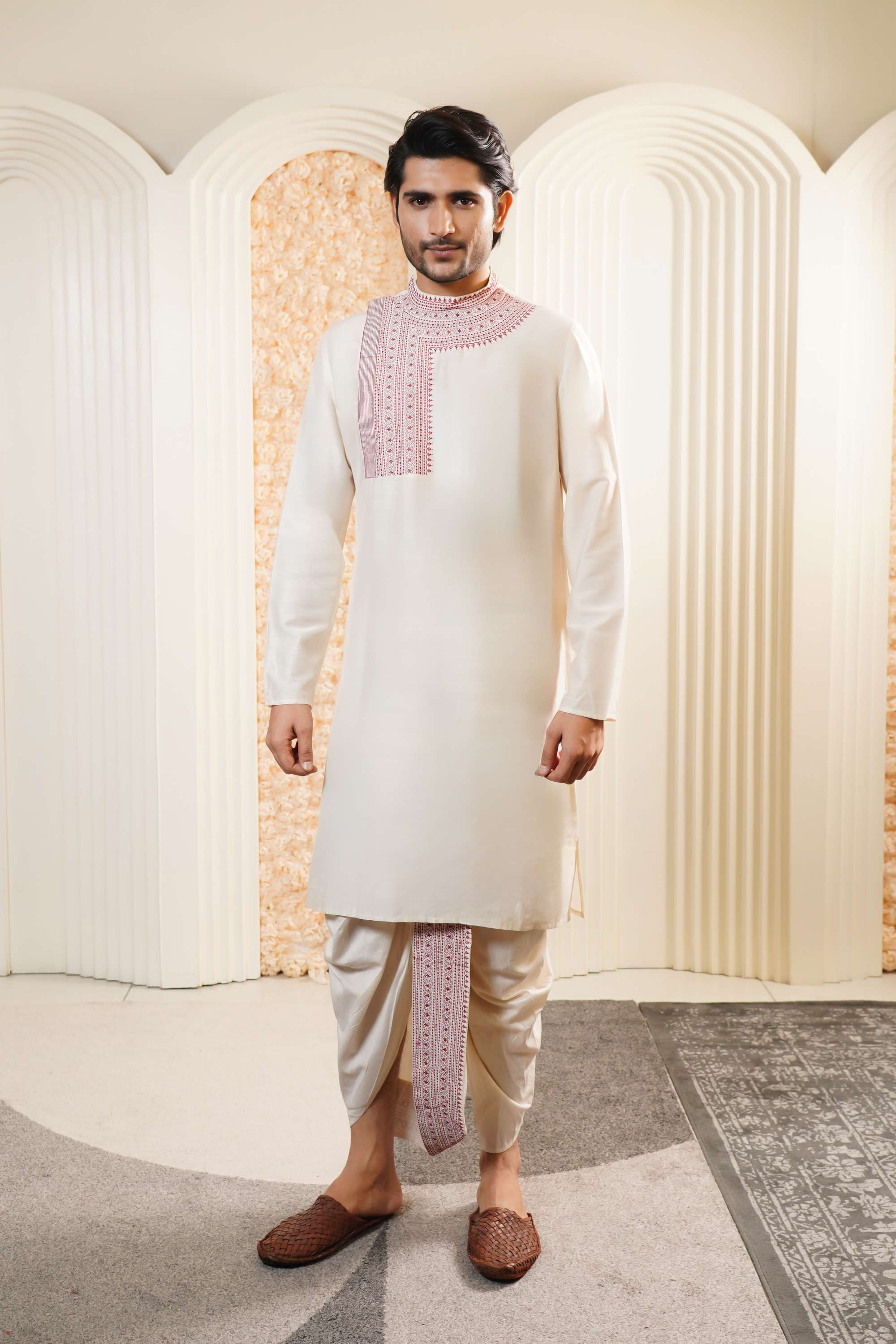 Embroidered-Blended-Fabric-Men-s-Festive-Wear-Kurta-Set