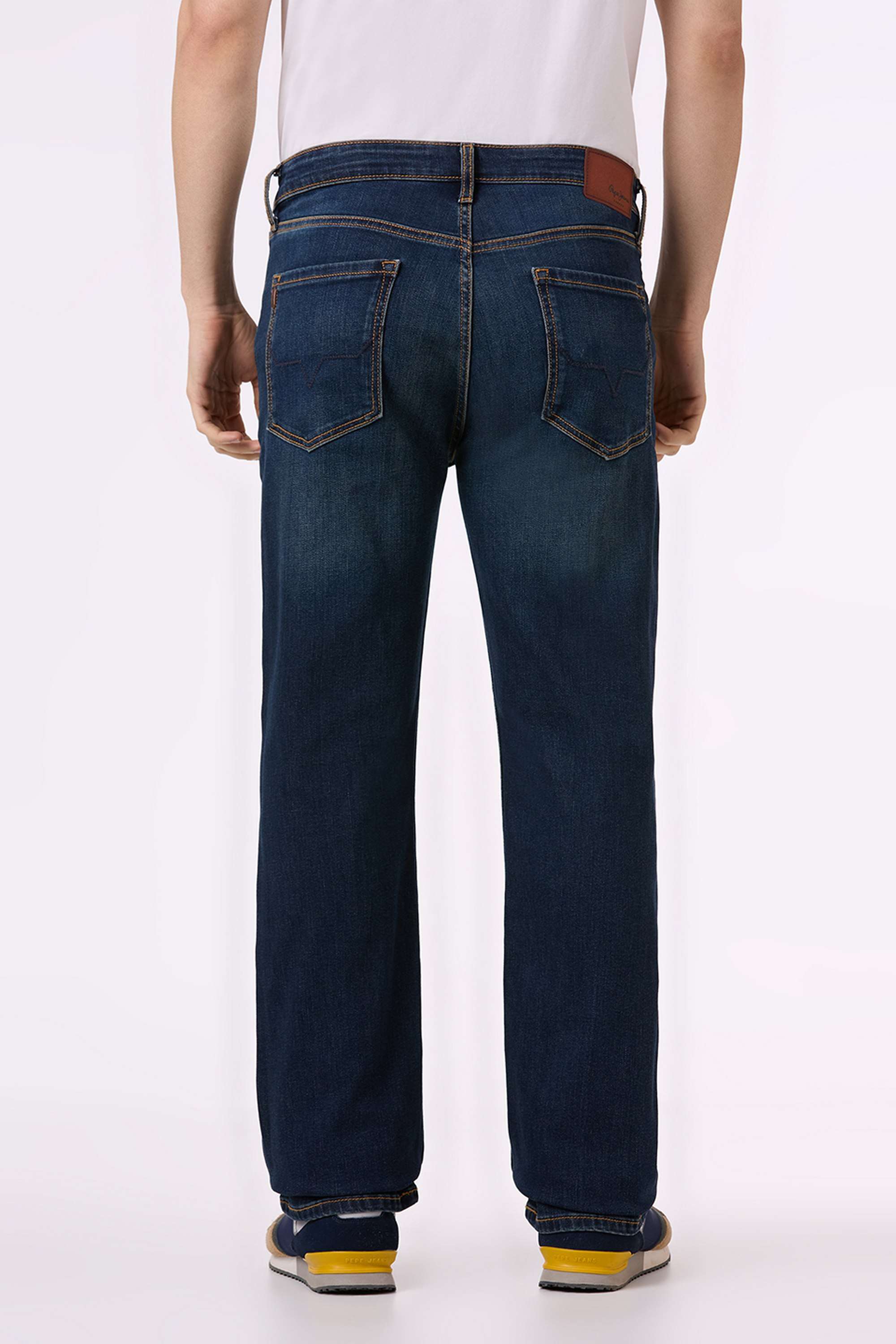 Solid-Cotton-Blend-Slim-Fit-Men-s-Jeans