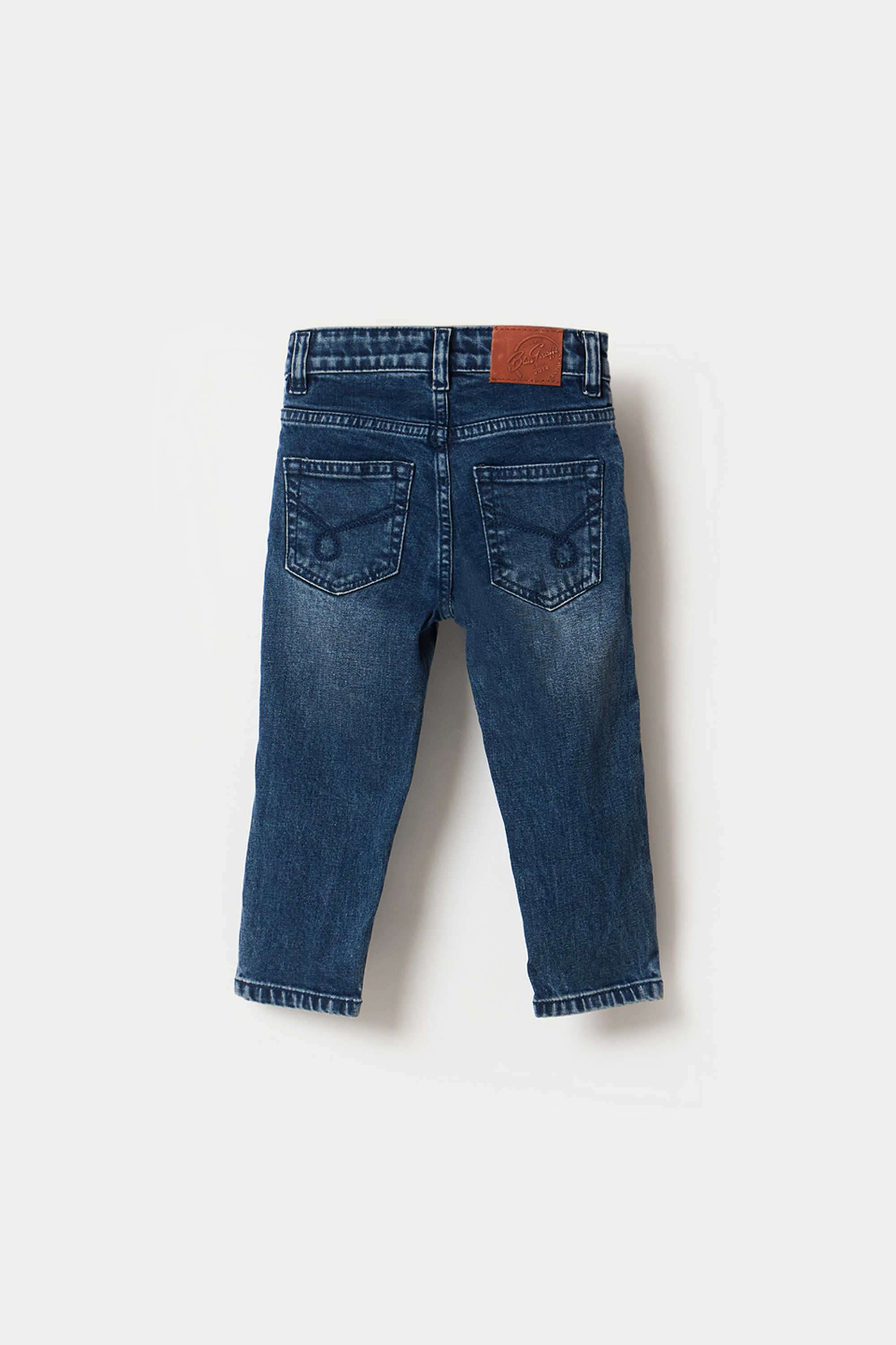 Solid-Blended-Fabric-Regular-Fit-Boy-s-Jeans