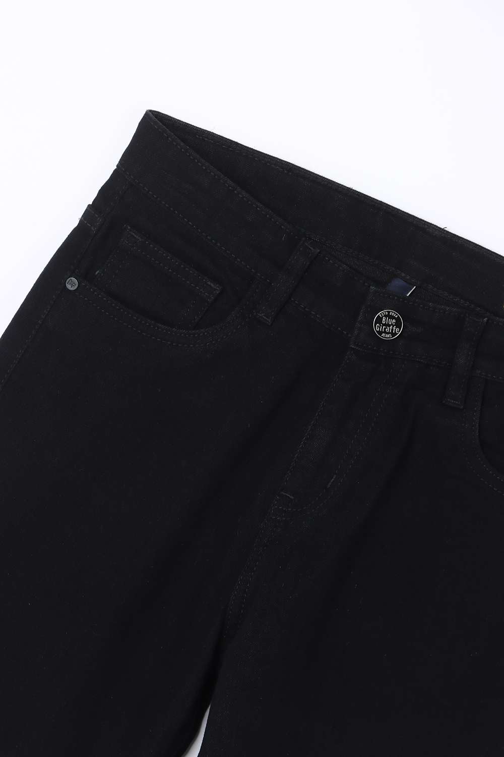 Solid-Blended-Fabric-Regular-Fit-Boy-s-Jeans
