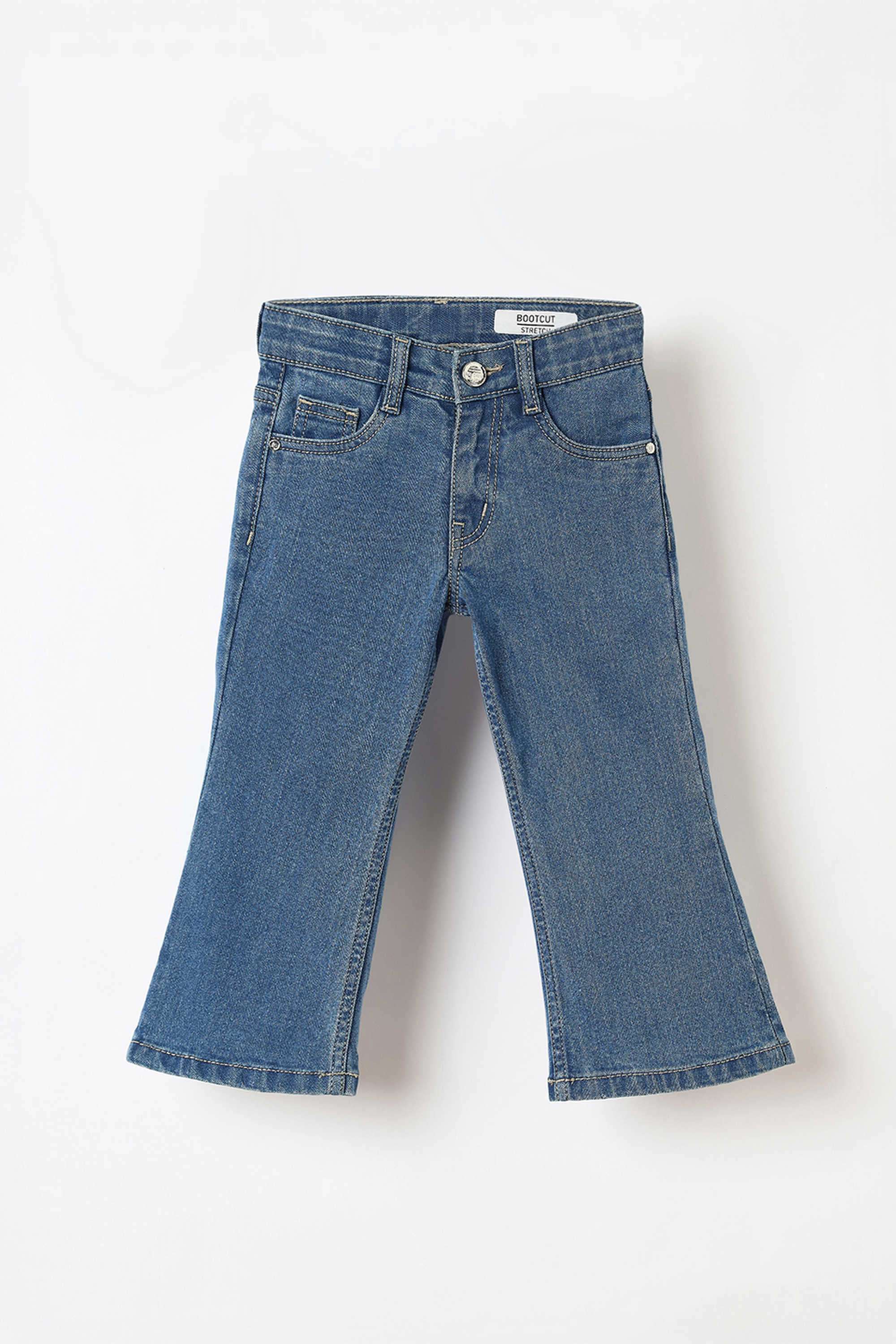 Solid-Blended-Fabric-Regular-Fit-Boy-s-Jeans