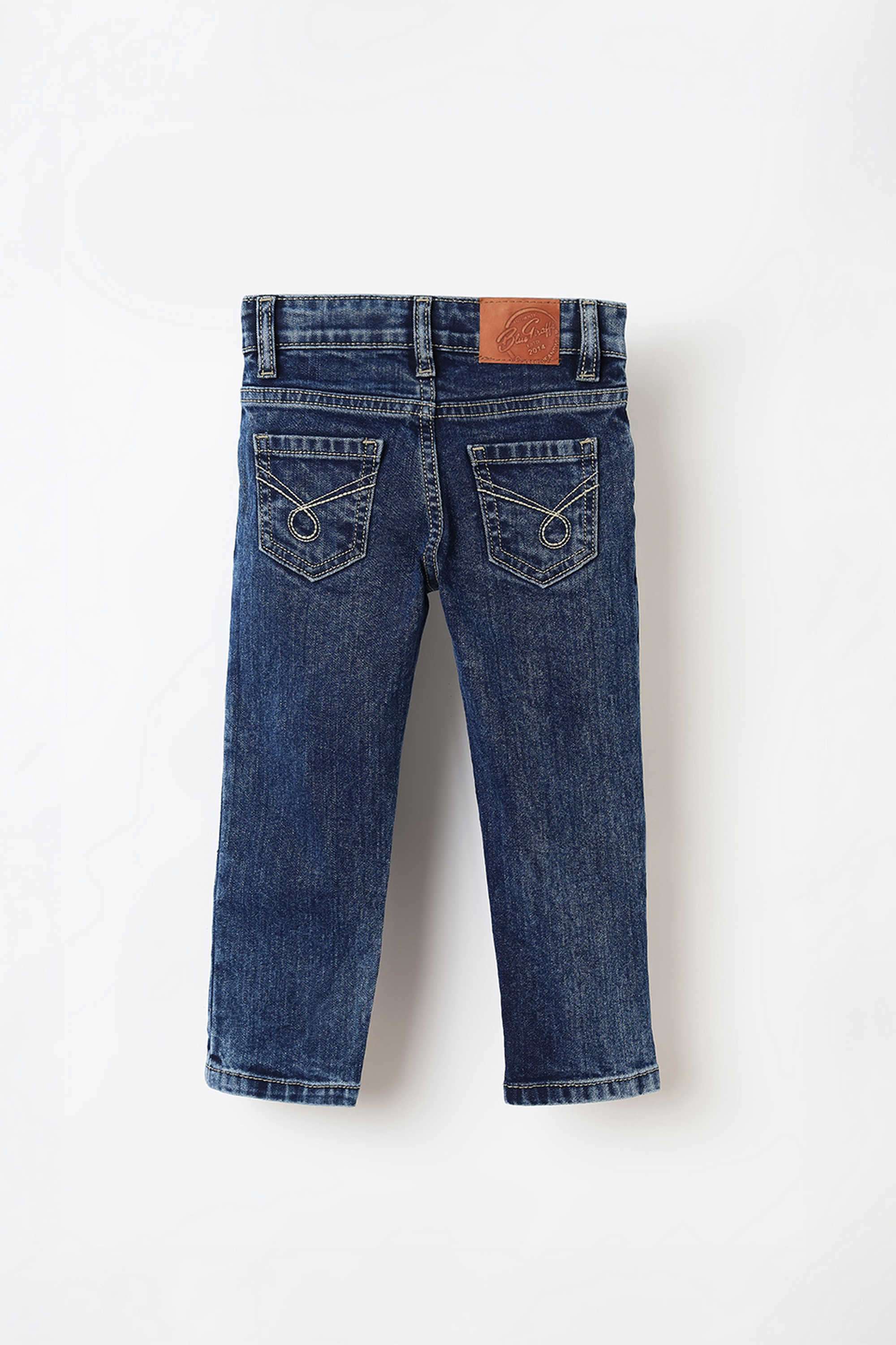 Solid-Blended-Fabric-Regular-Fit-Boy-s-Jeans