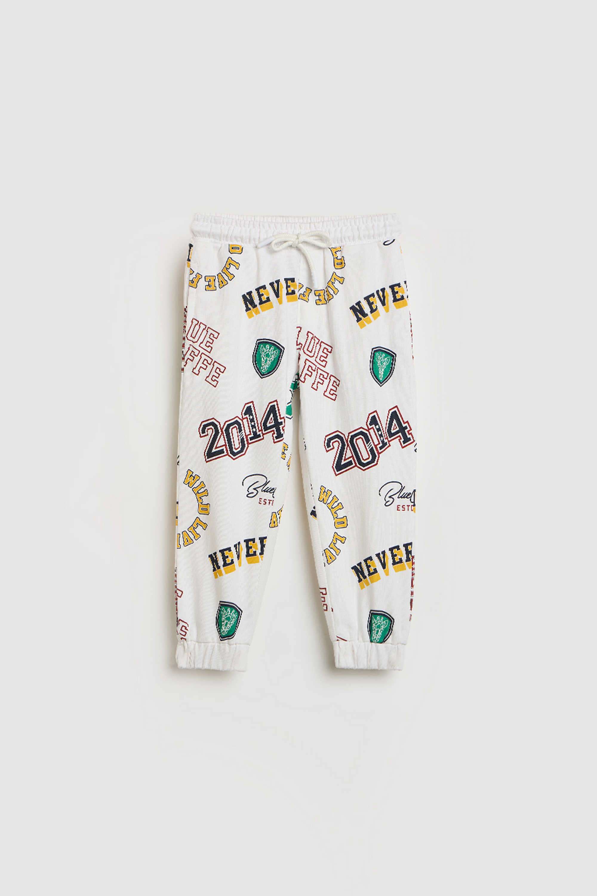 Solid-Blended-Fabric-Regular-Fit-Boy-s-Pants