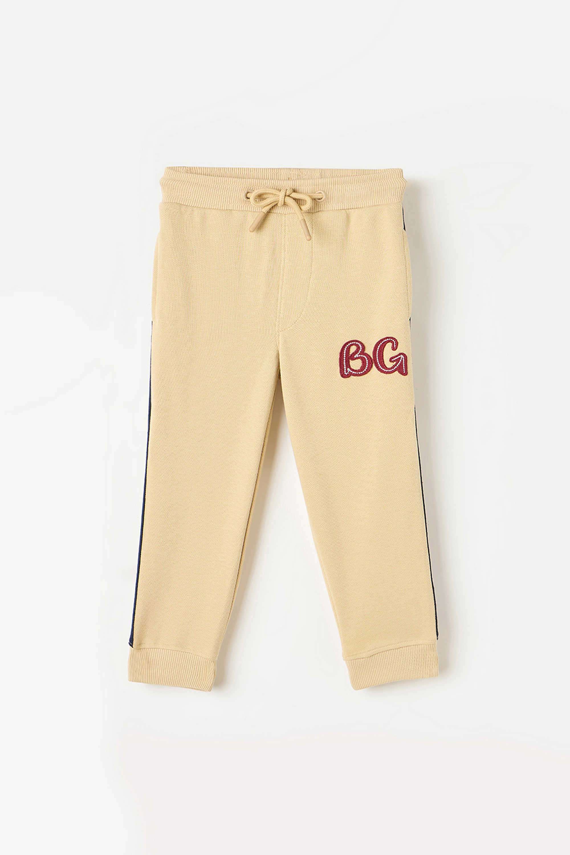 Solid-Blended-Fabric-Regular-Fit-Boy-s-Joggers