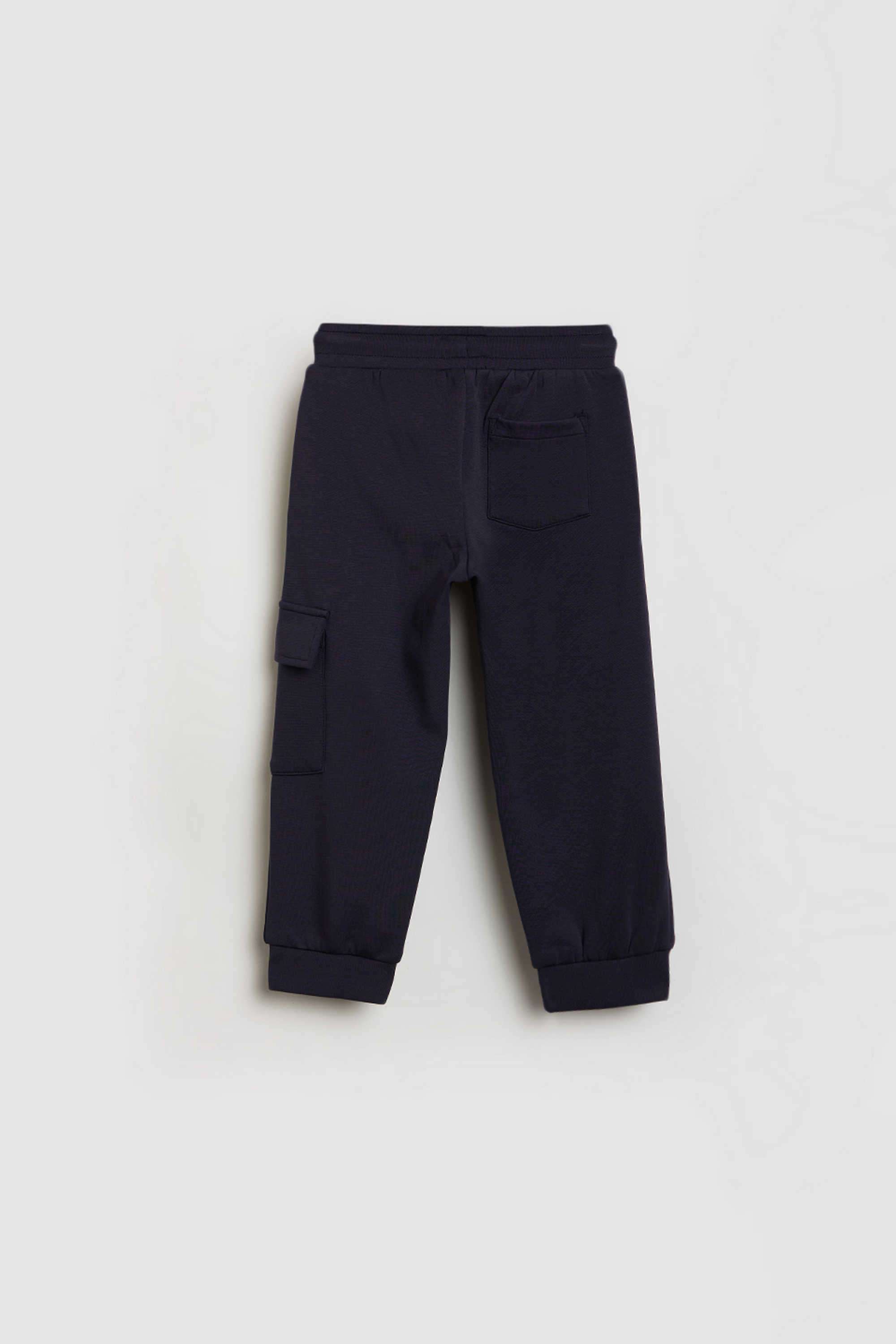 Solid-Blended-Fabric-Regular-Fit-Boy-s-Pants