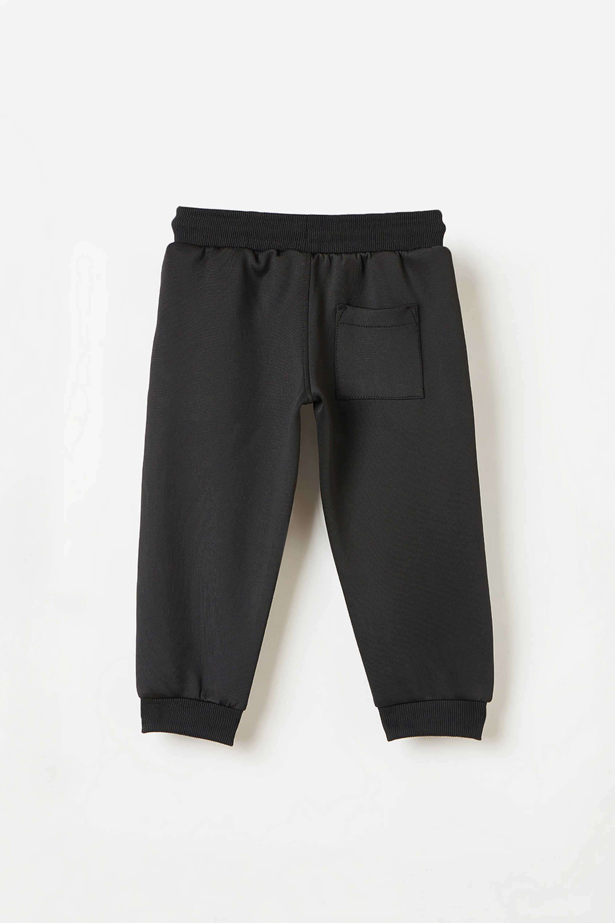 Solid-Blended-Fabric-Regular-Fit-Boy-s-Pants