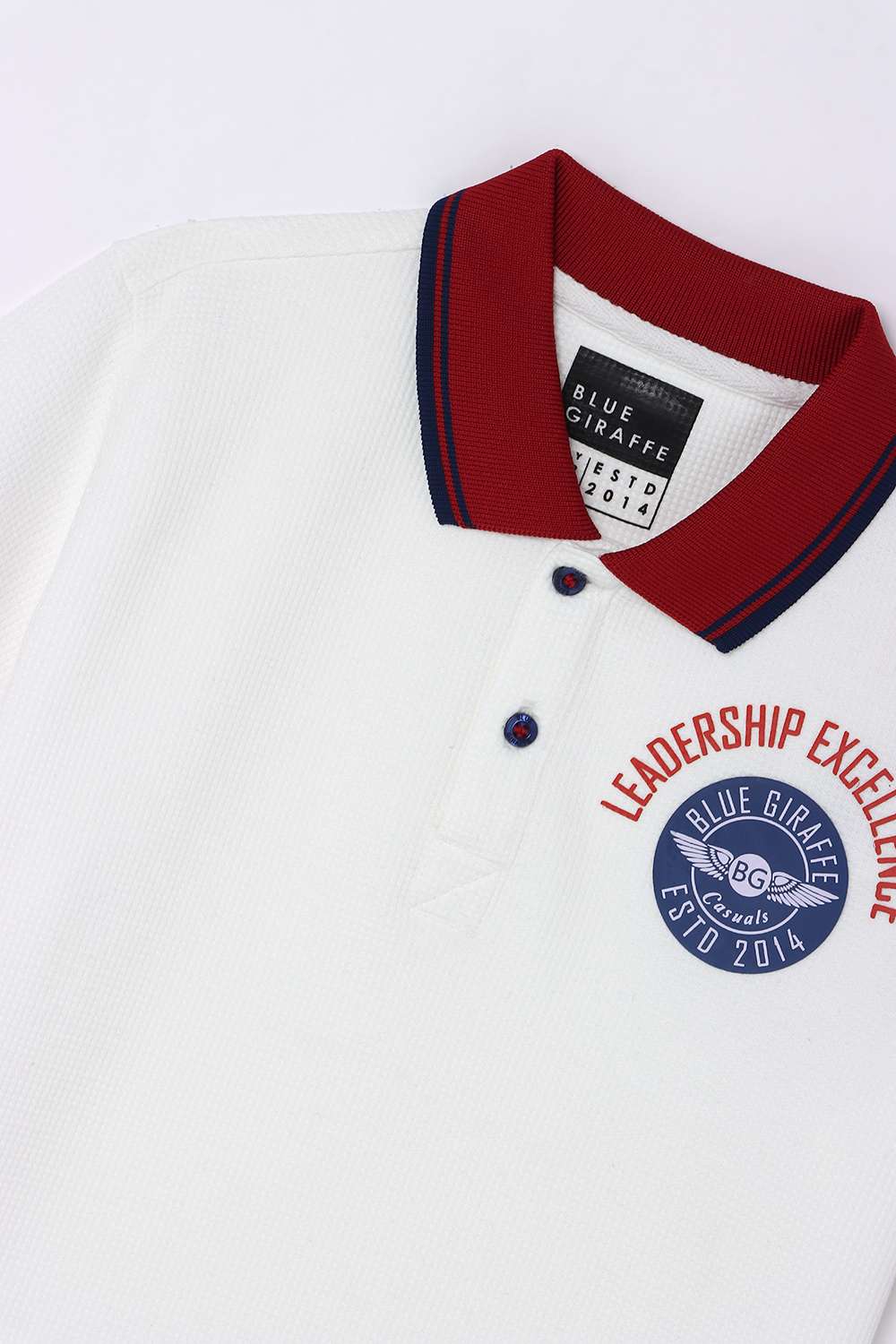 Solid-Blended-Fabric-Round-Neck-Boy-s-T-Shirt