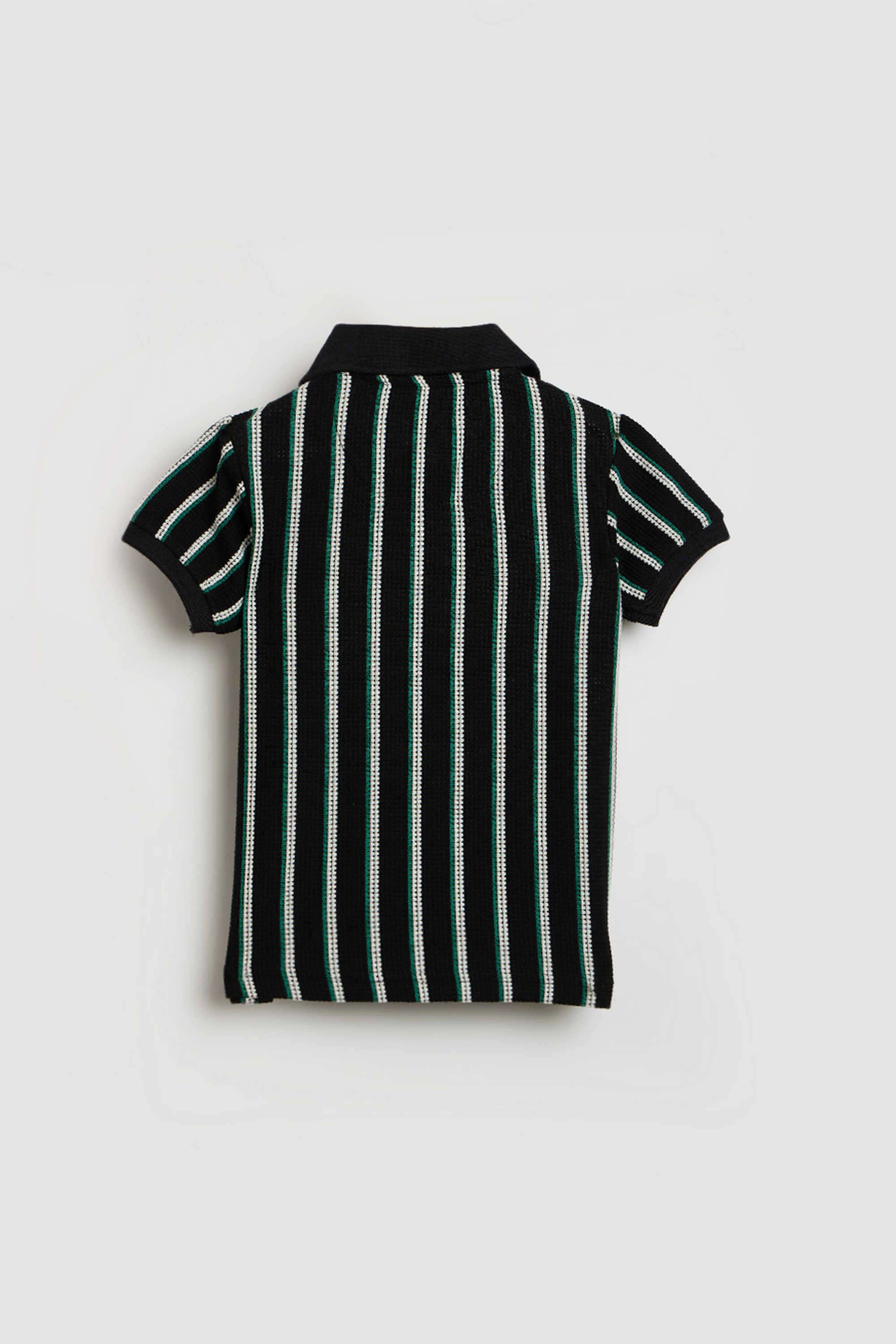 Solid-Blended-Fabric-Round-Neck-Boy-s-T-Shirt