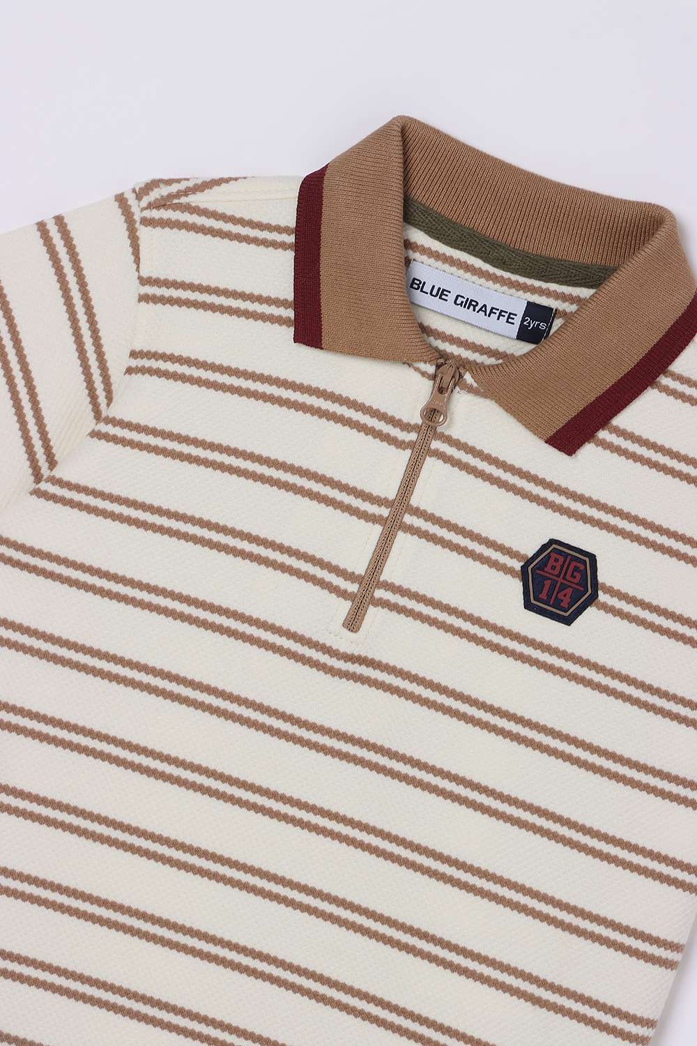 Solid-Blended-Fabric-Round-Neck-Boy-s-T-Shirt