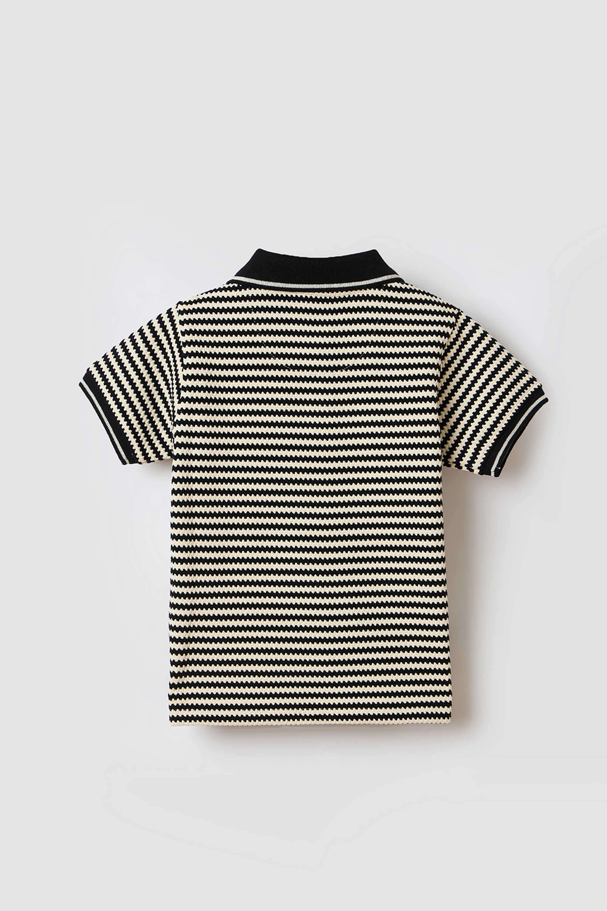 Solid-Blended-Fabric-Round-Neck-Boy-s-T-Shirt
