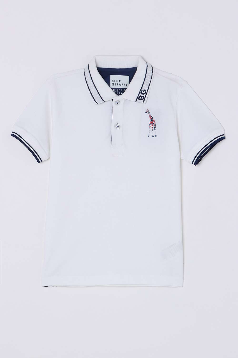 Solid-Blended-Fabric-Round-Neck-Boy-s-T-Shirt