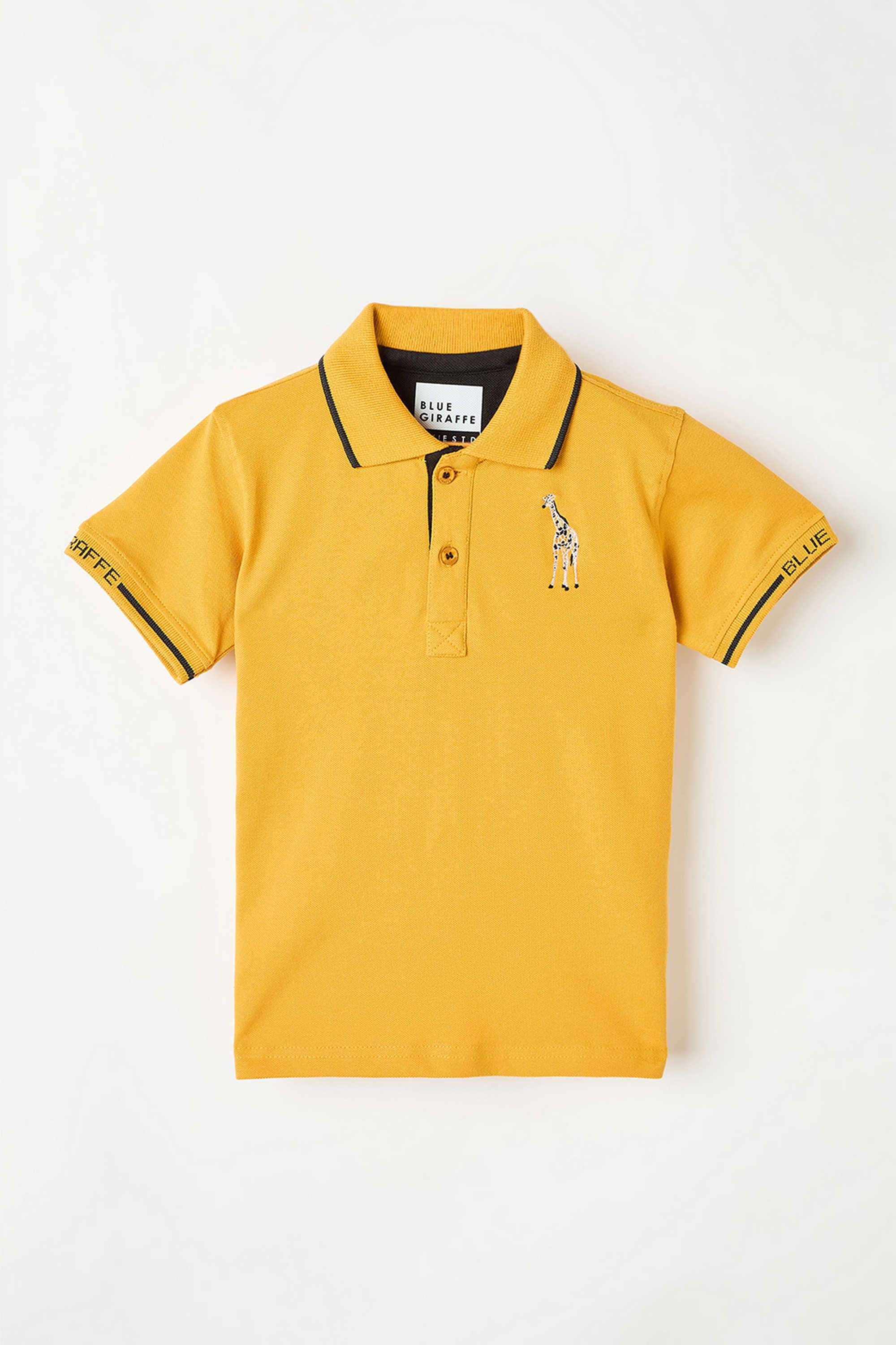 Solid-Blended-Fabric-Round-Neck-Boy-s-T-Shirt