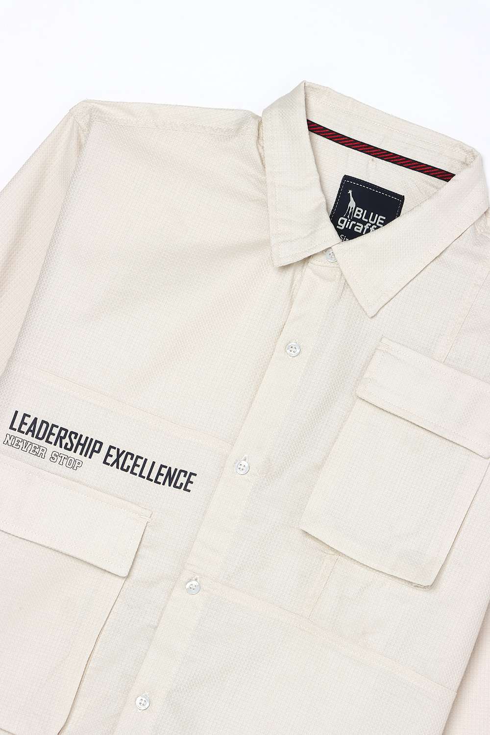 Solid-Blended-Fabric-Classic-Collar-Girls-Shirt