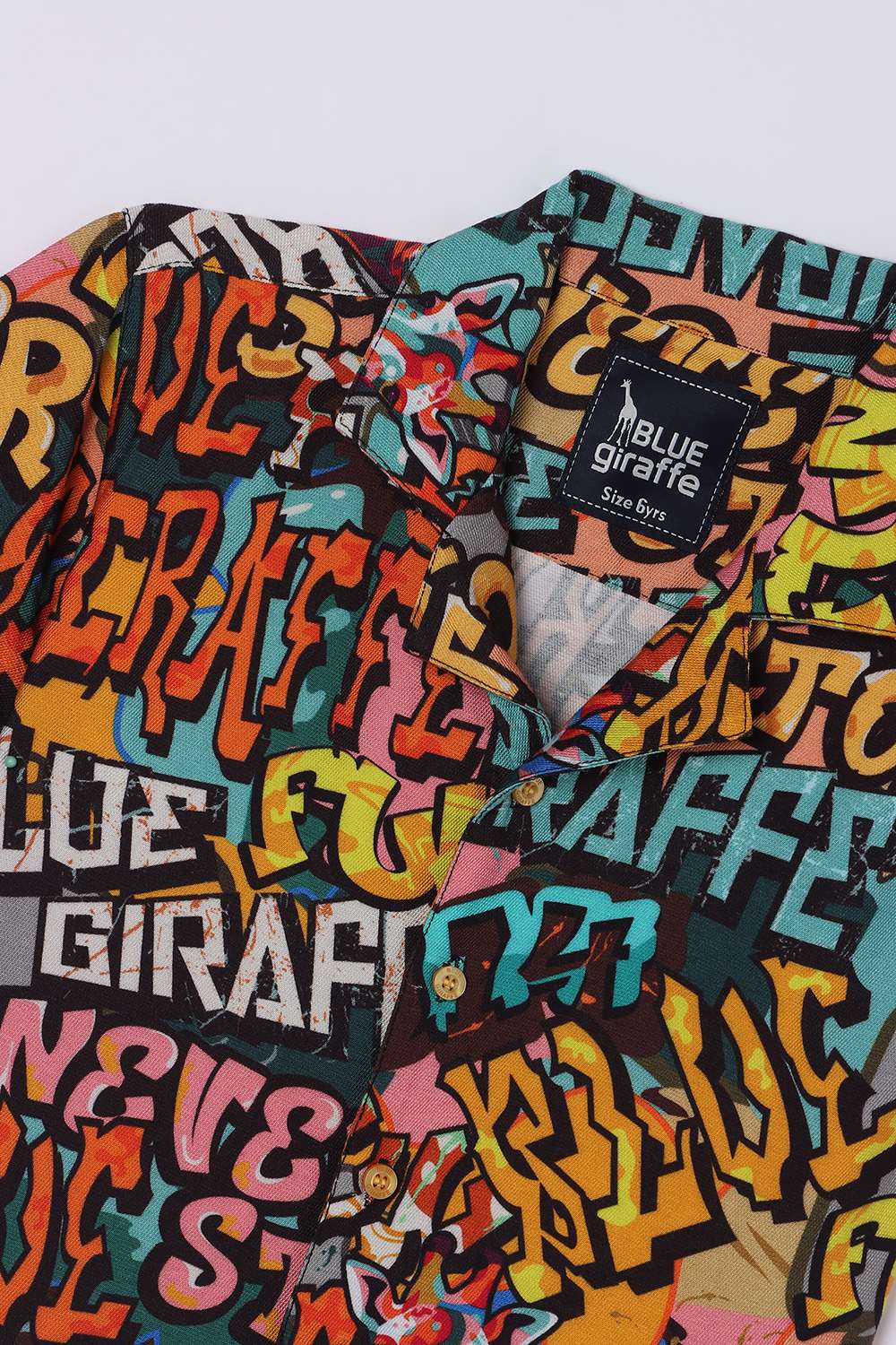 Solid-Blended-Fabric-Collared-Boy-s-Shirt